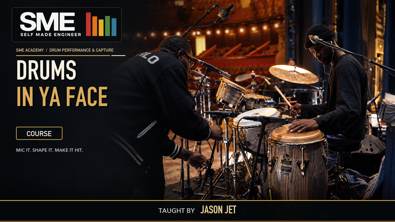SME Academy Drums in Ya Face course cover