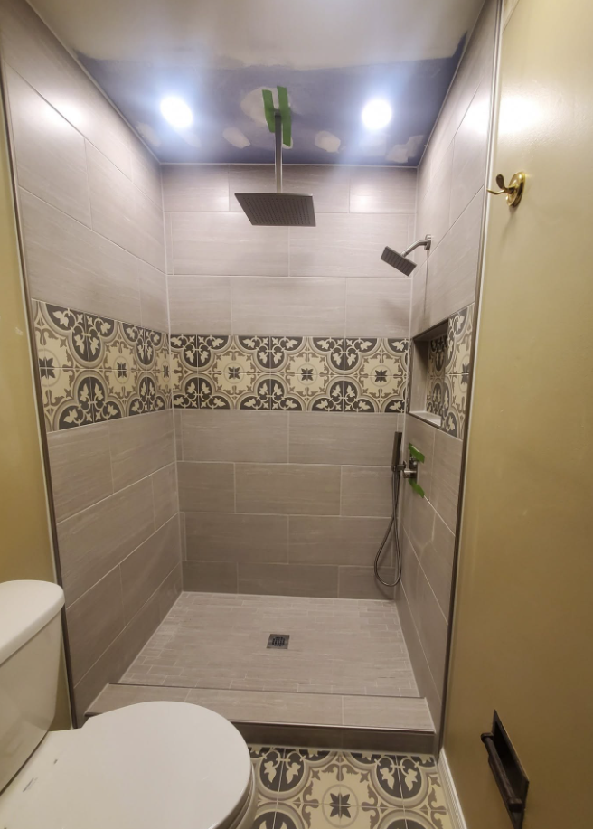 Tile installation project