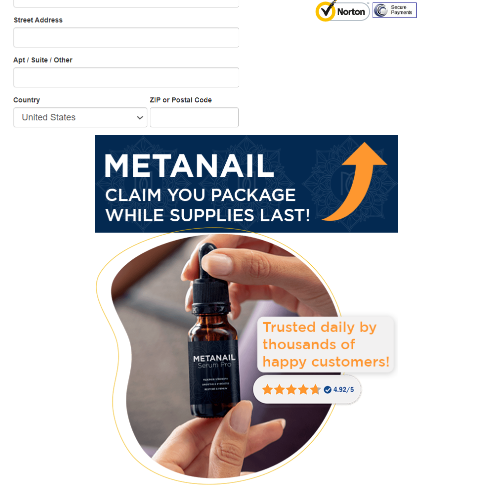 Metanail Serum Pro Order Page 3