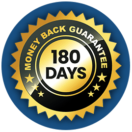 180 Days Money Back Guarantee