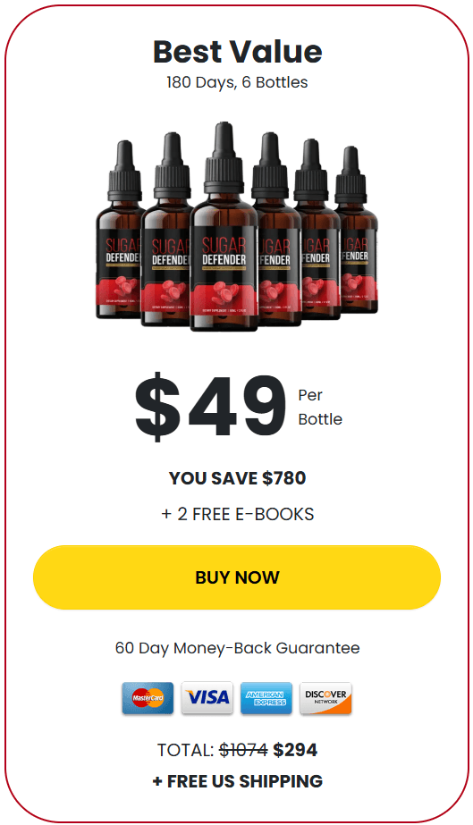 Sugar Clean Buy Six Bottles