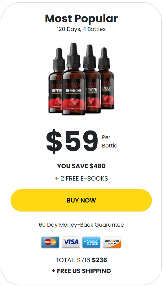 Sugar Clean Buy Four Bottle