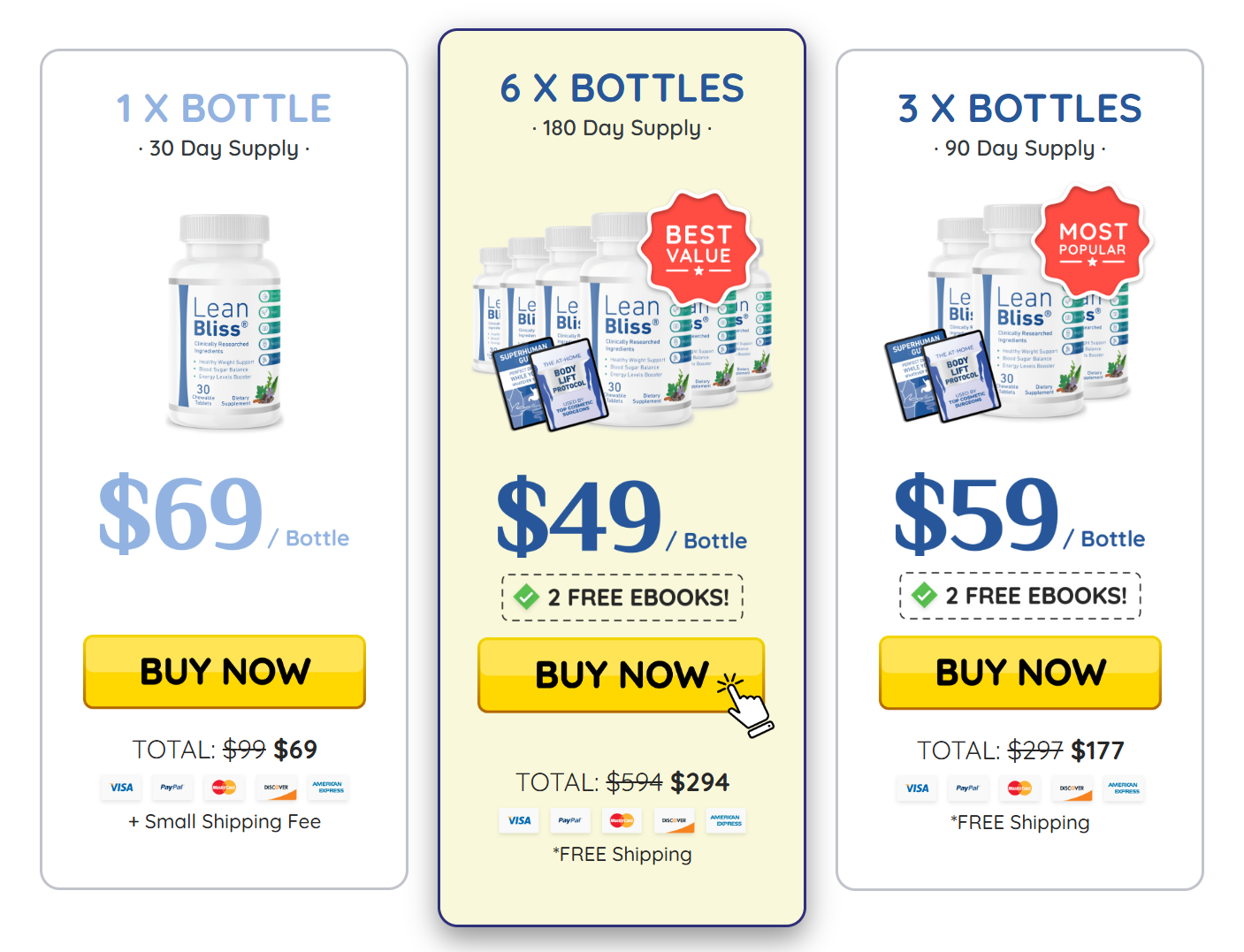 LipoFit Buy Three Bottles