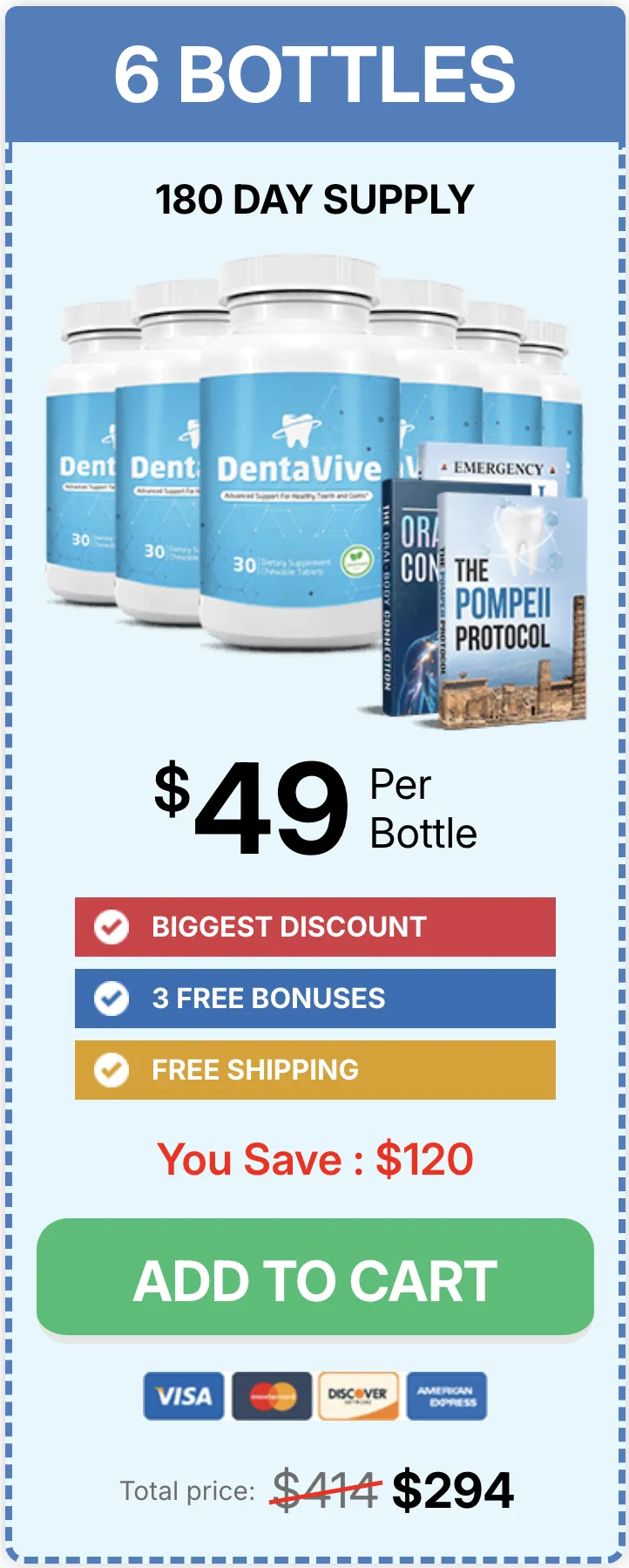 Dentanol Buy Six Bottles