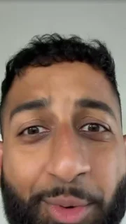 Wahaj recording a selfie video