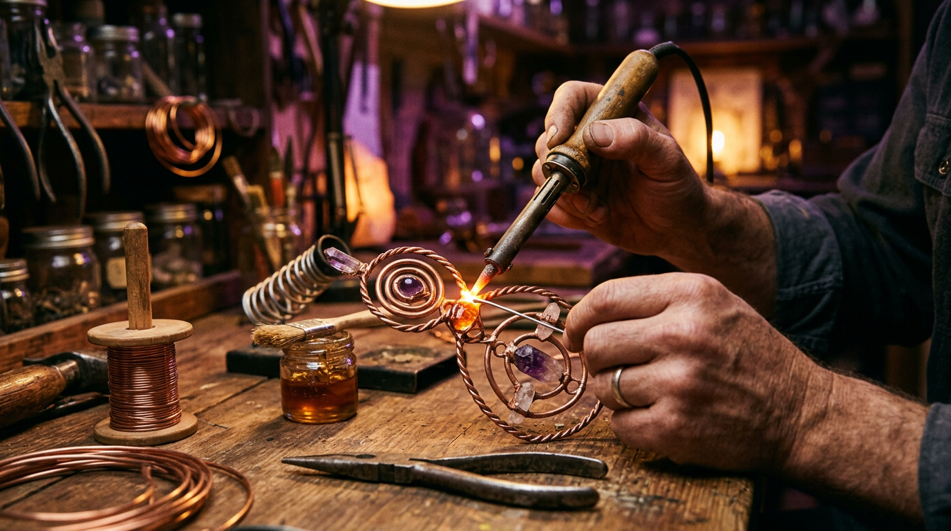 Copper soldering for energy tools