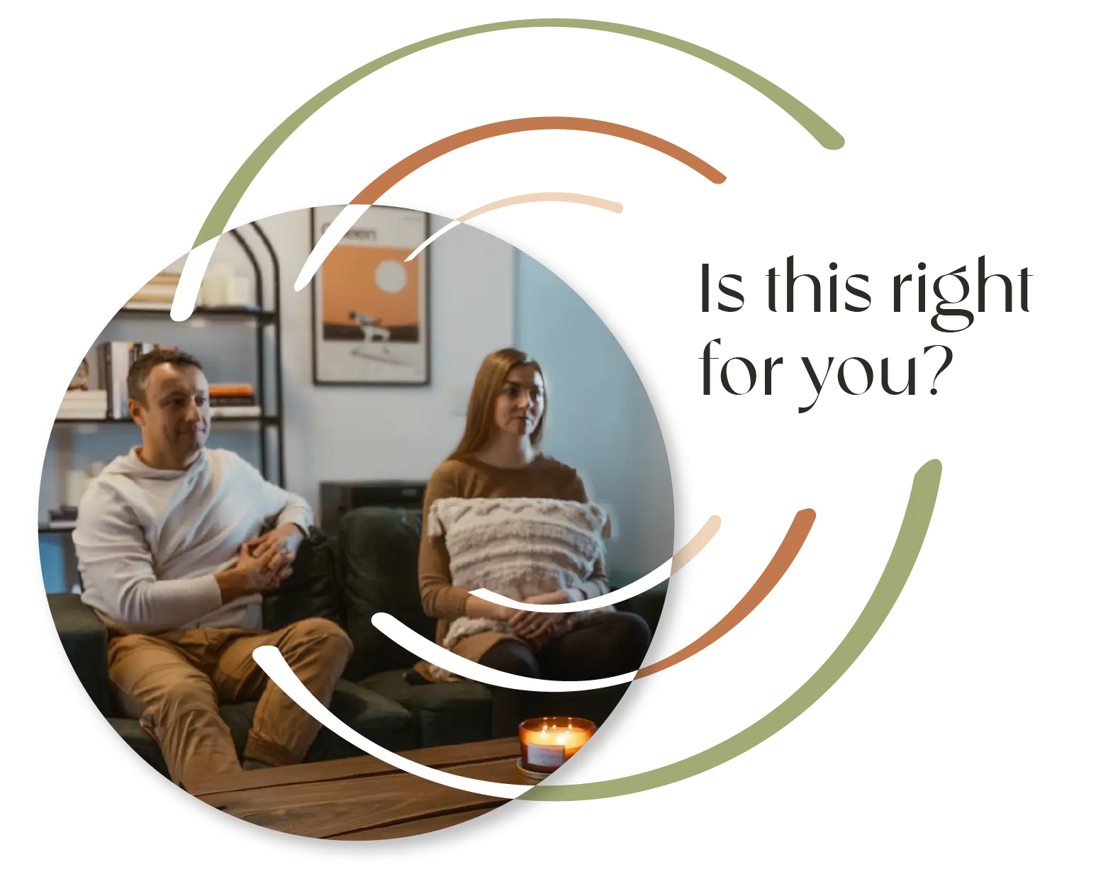 Couple in therapy session with Heather Rawson