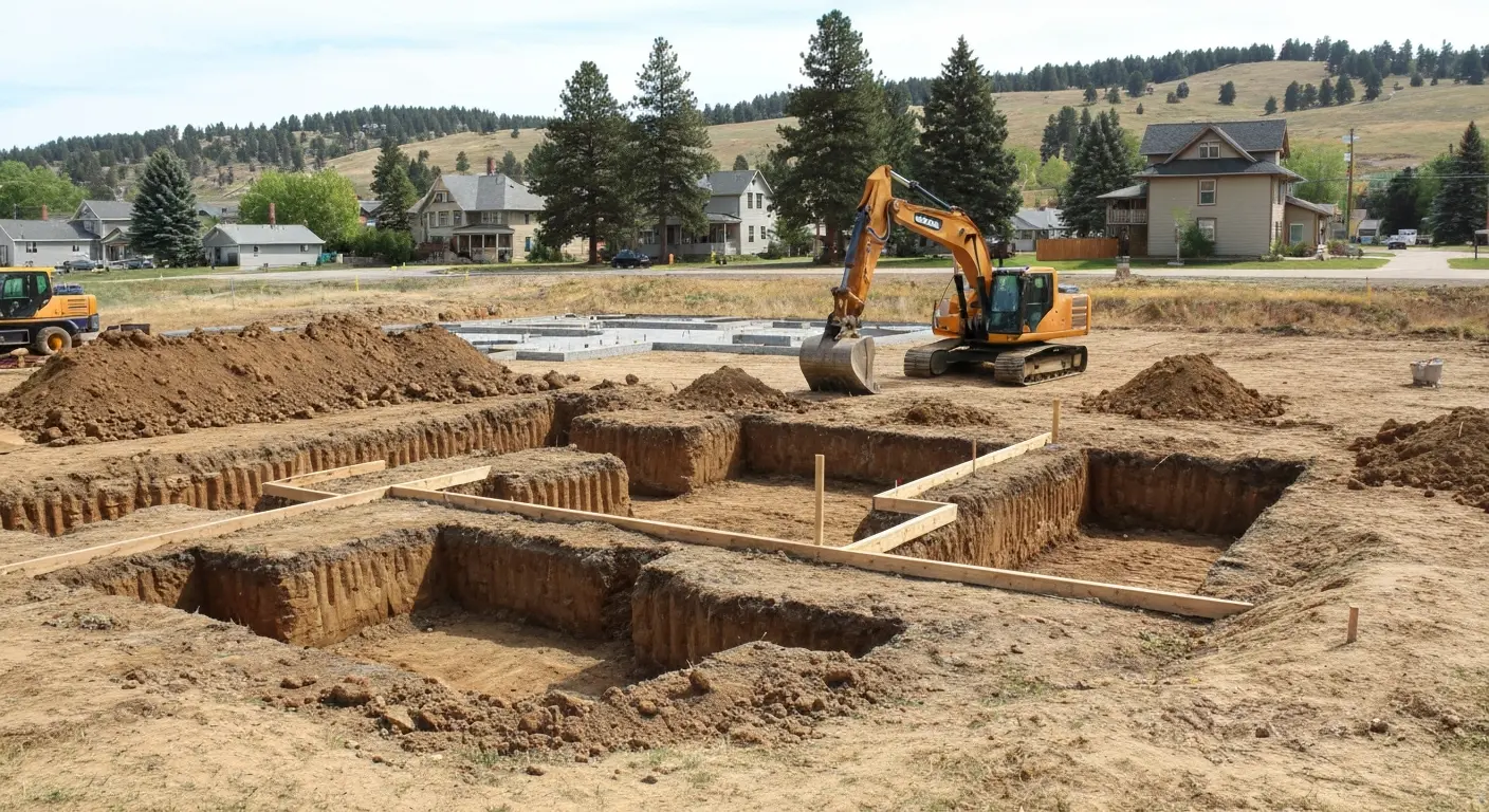 Foundation excavation project