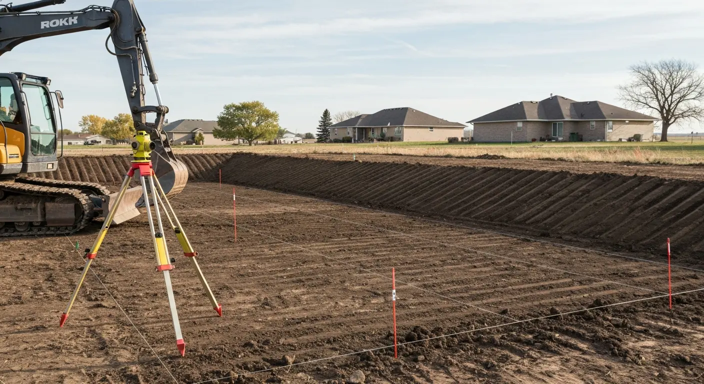 Residential site grading