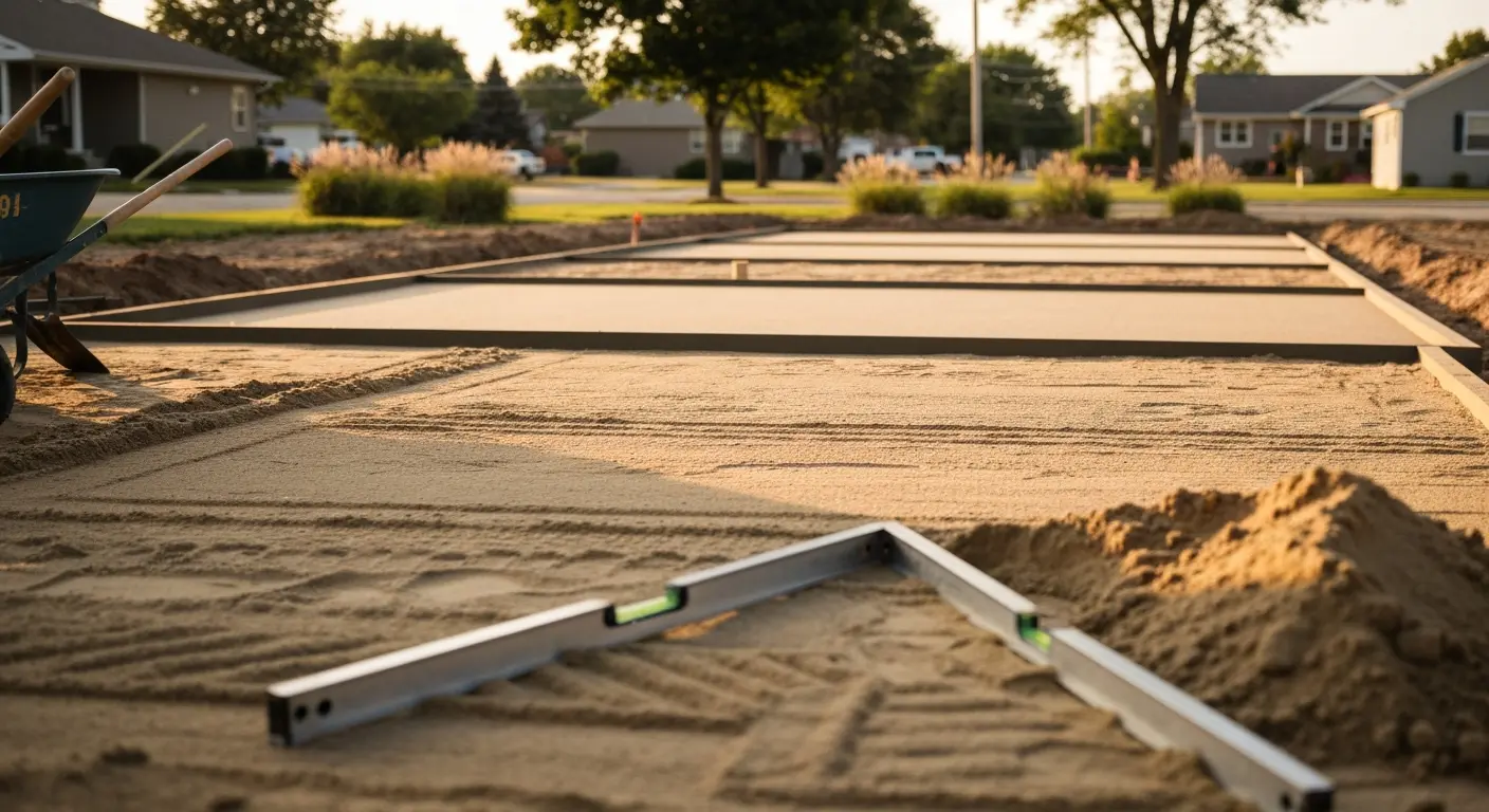 Sand delivery for construction