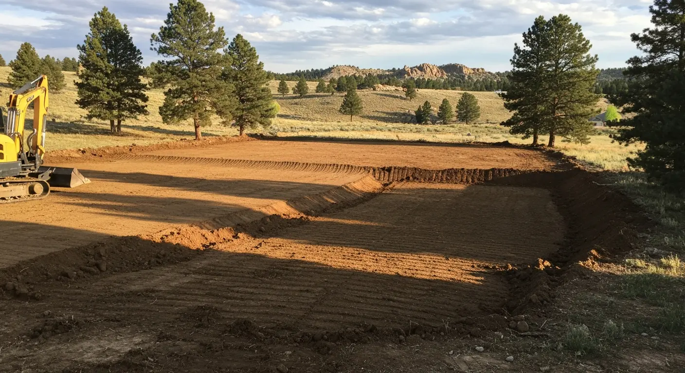 Land clearing site prep in Northern Black Hills