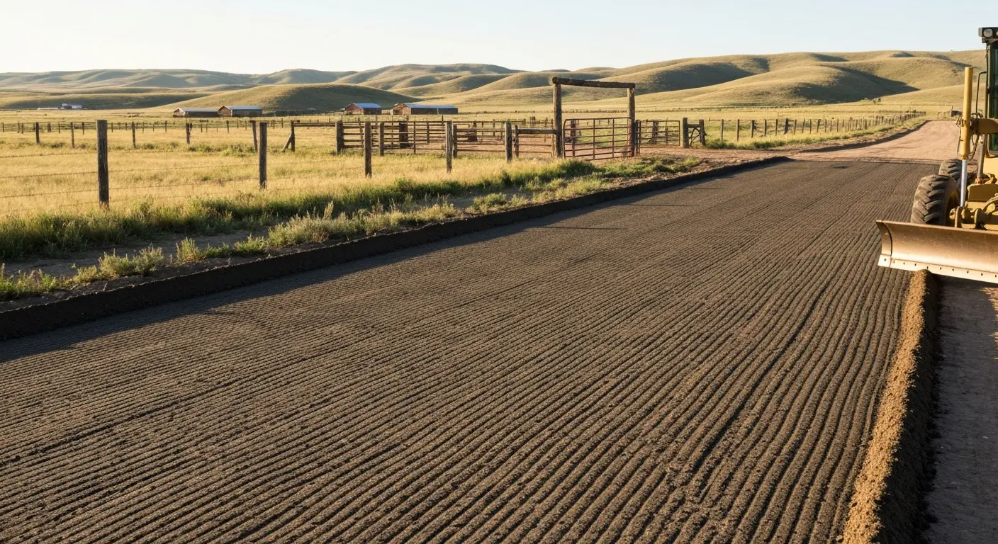Road construction and blading