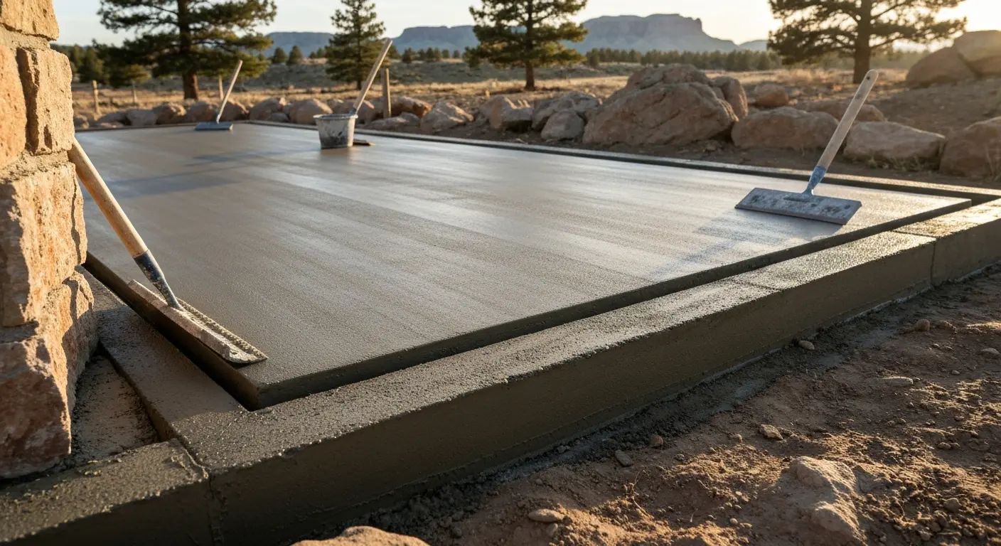 Concrete finishing
