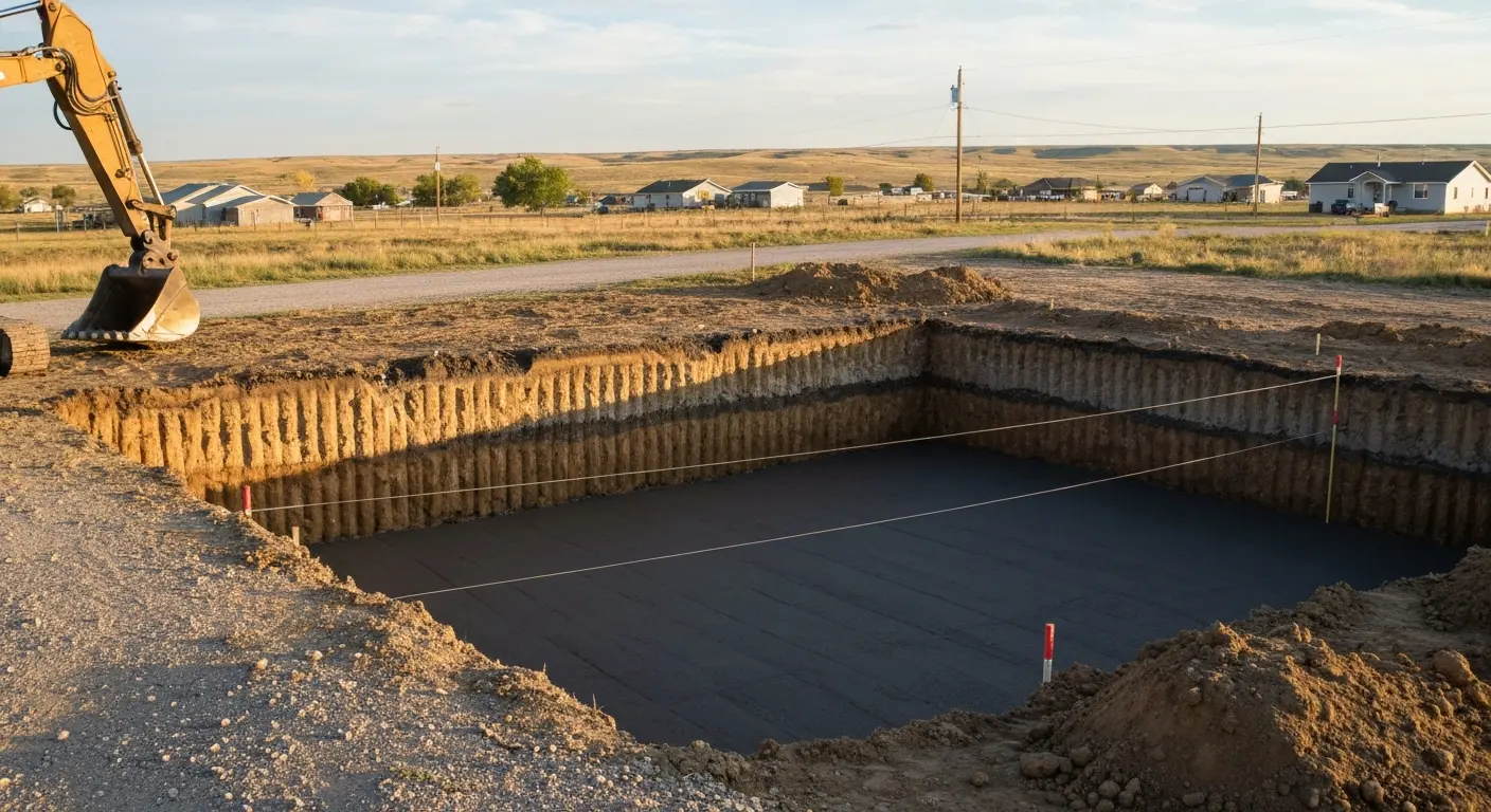 Foundation excavation project