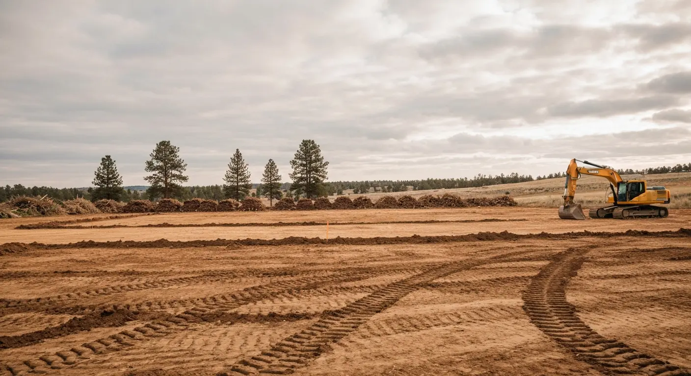 Land clearing work