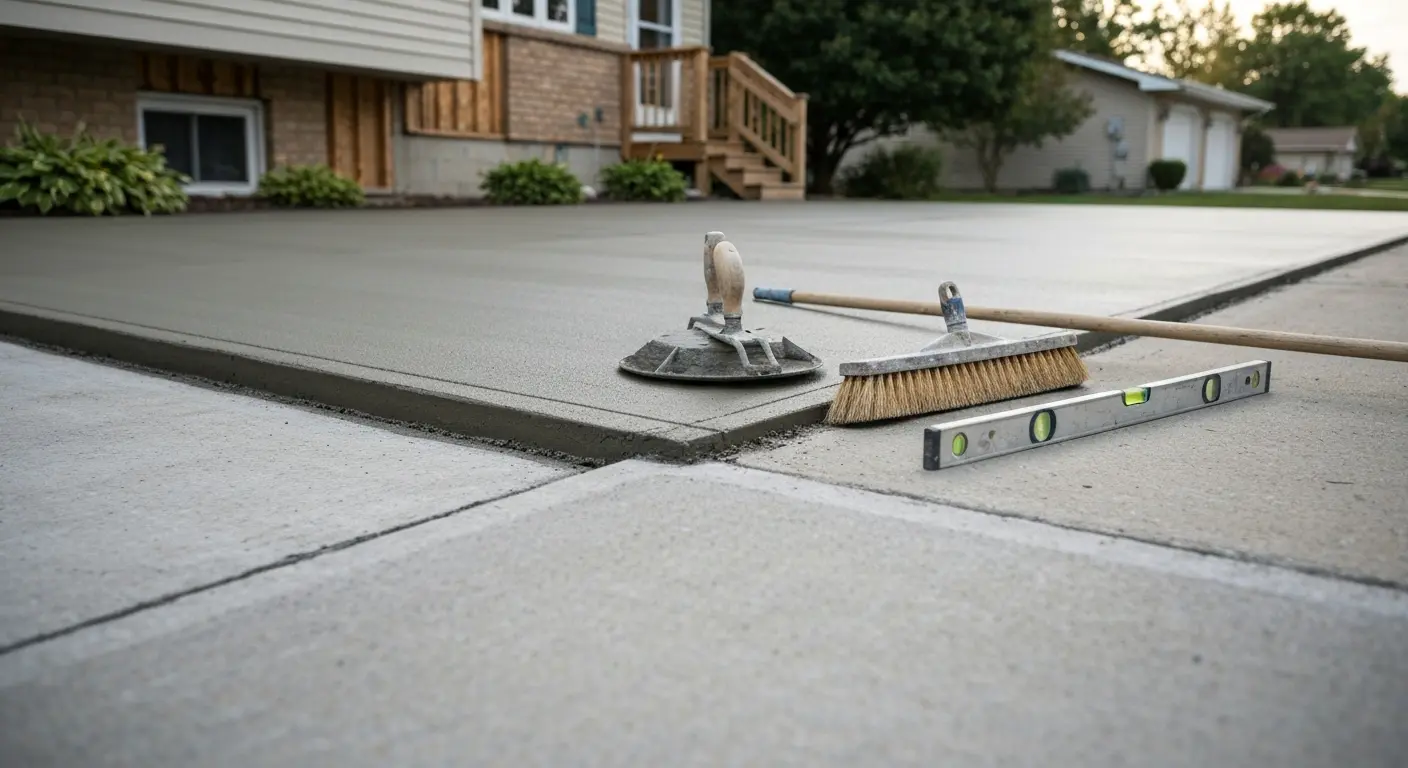 Concrete work and finishing