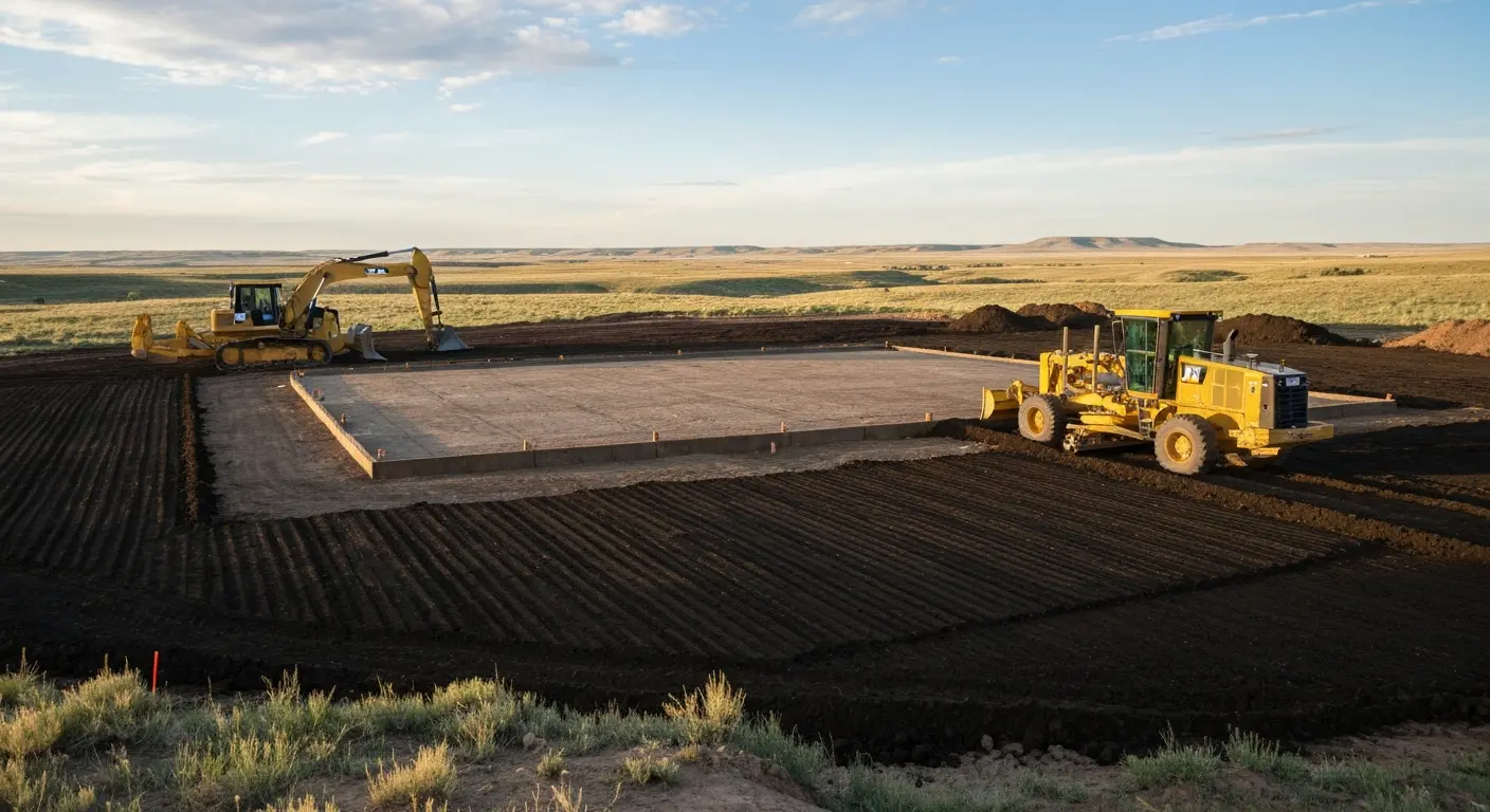 Site excavation and grading