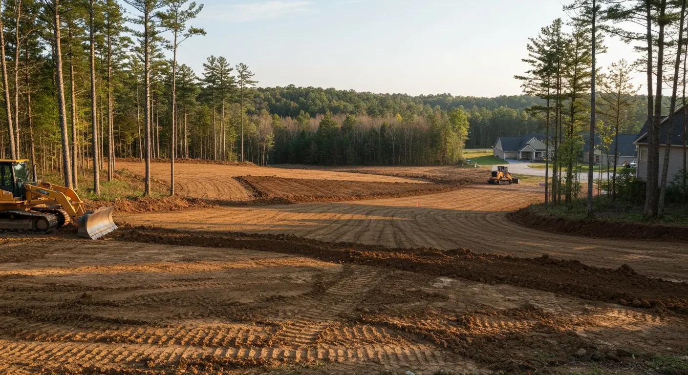 Land clearing and grading