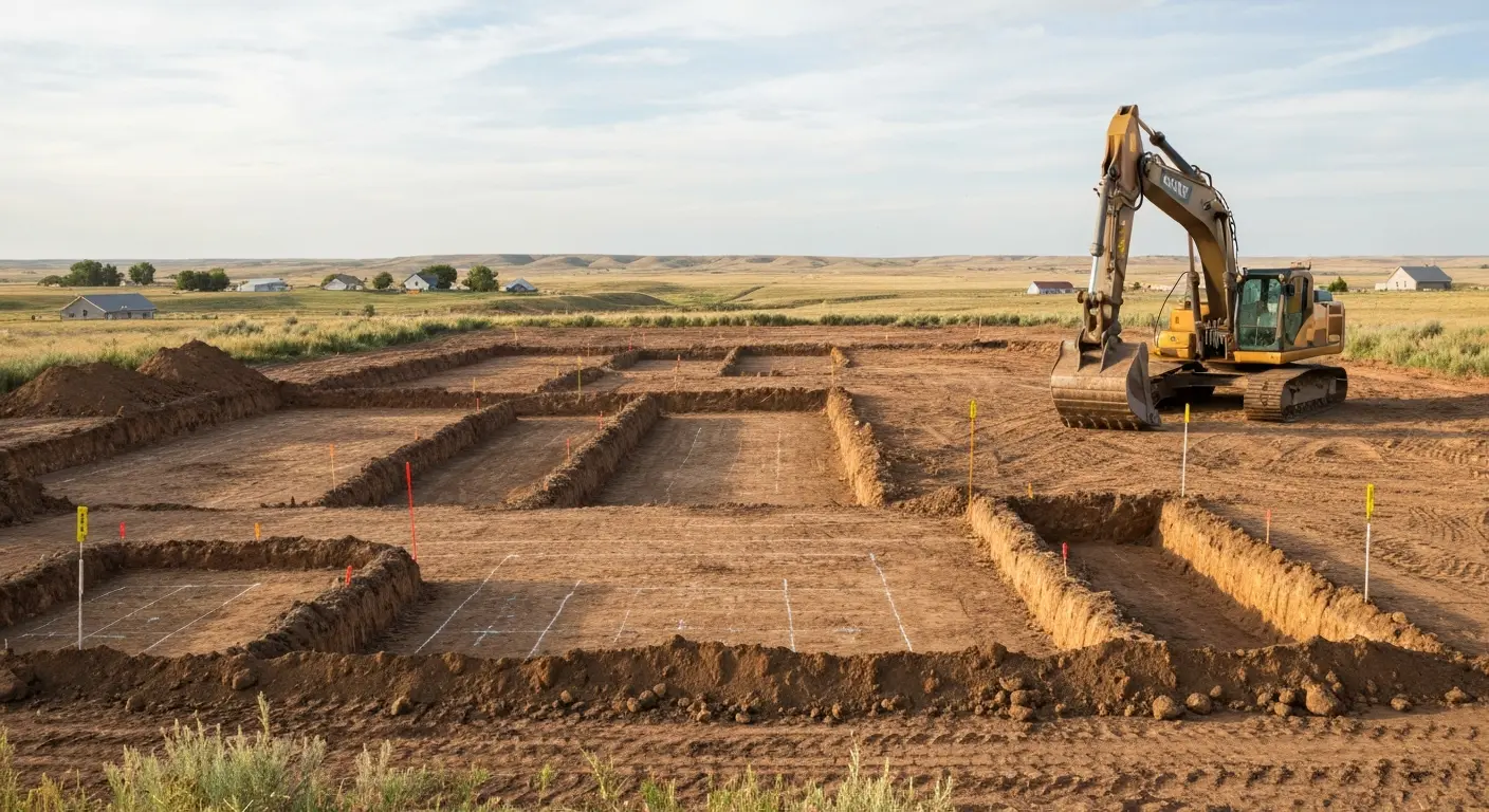 Foundation excavation project