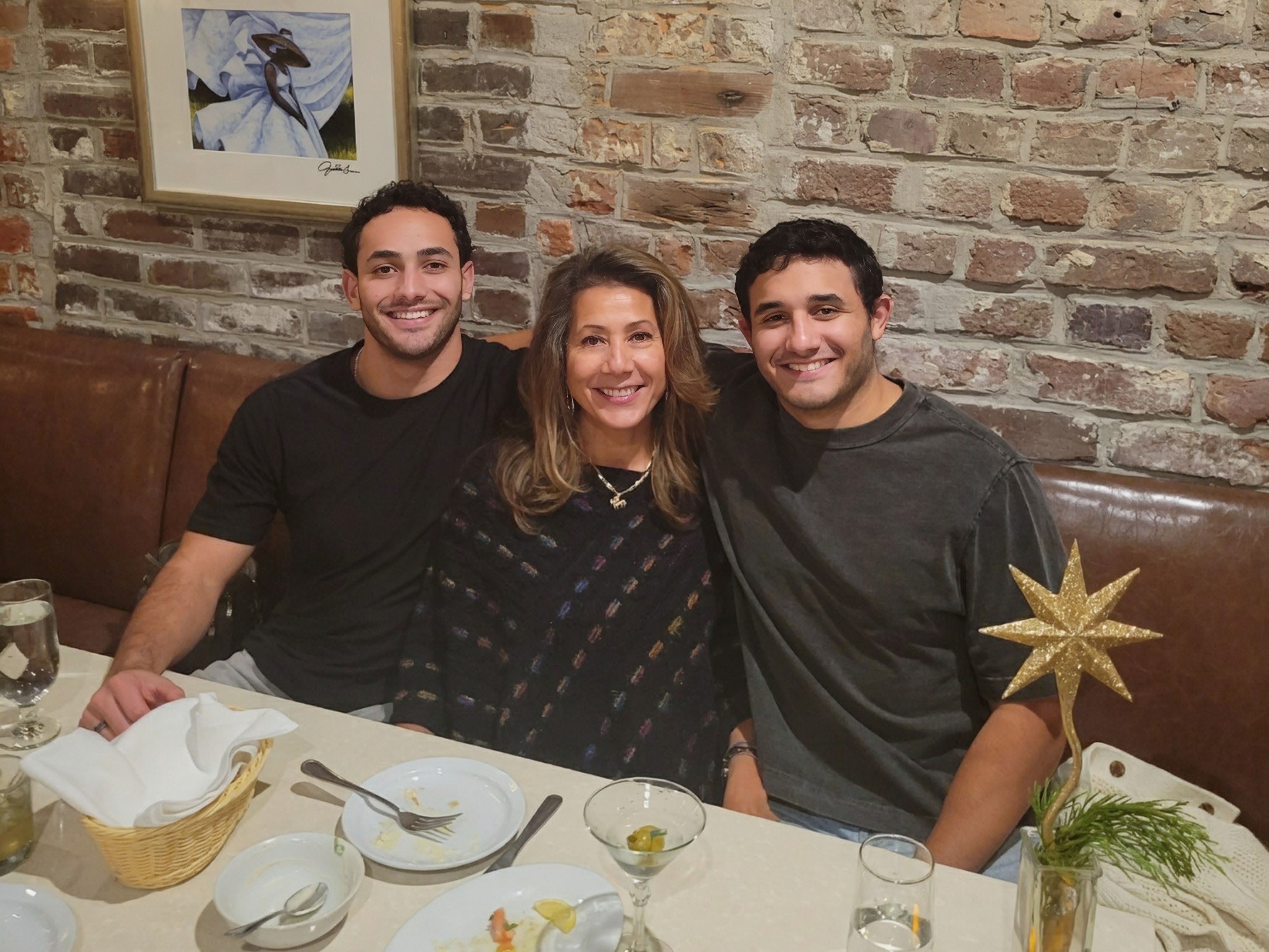 Monique with her sons