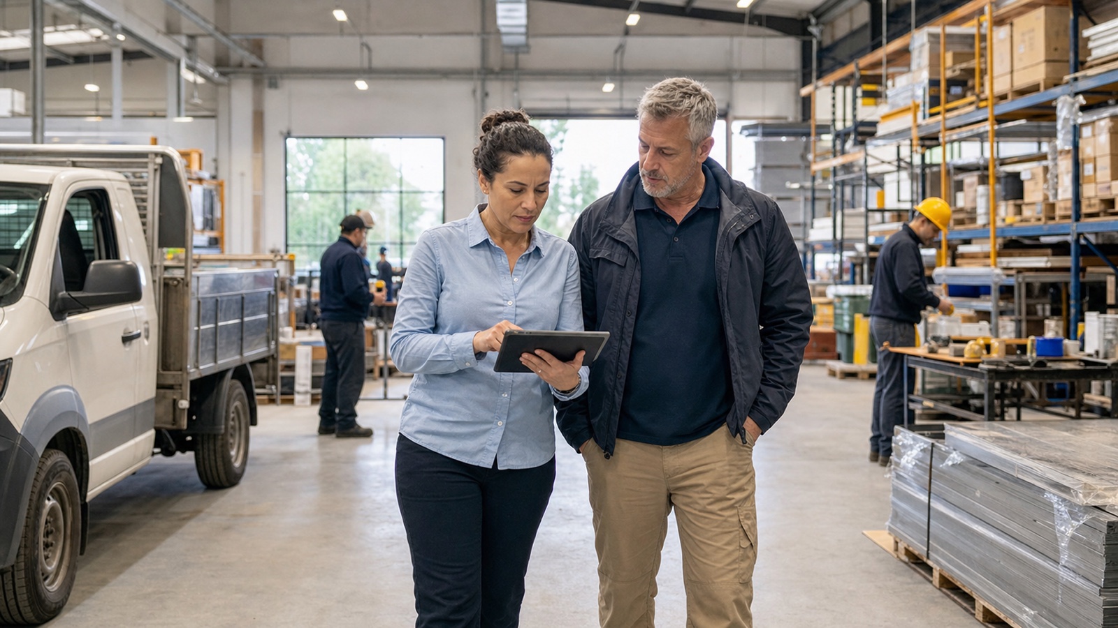 Business owner reviewing operations, contracts, property, vehicles, and commercial insurance requirements