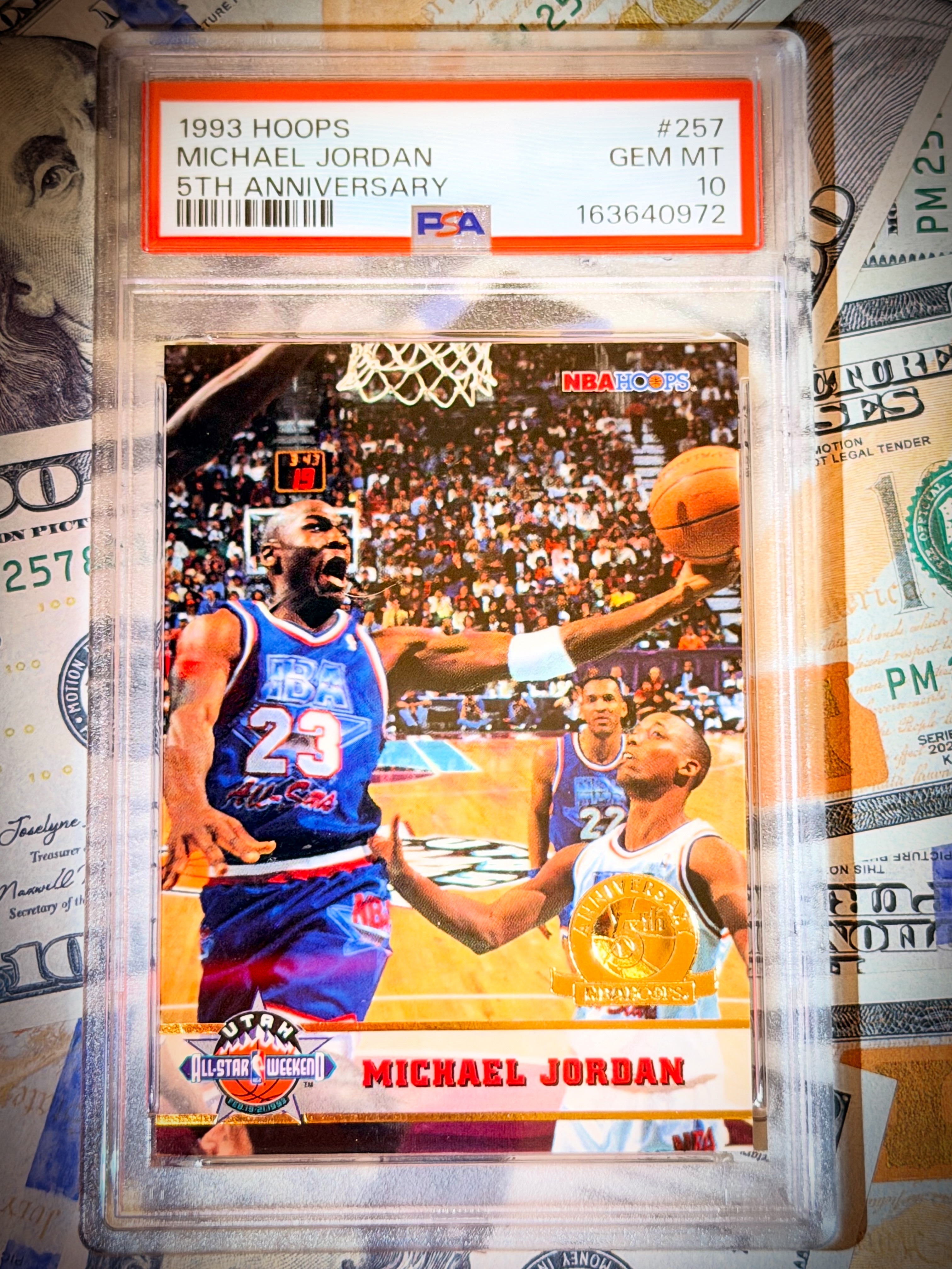 Freshly graded sports card from a Tilted Sports Cards submission