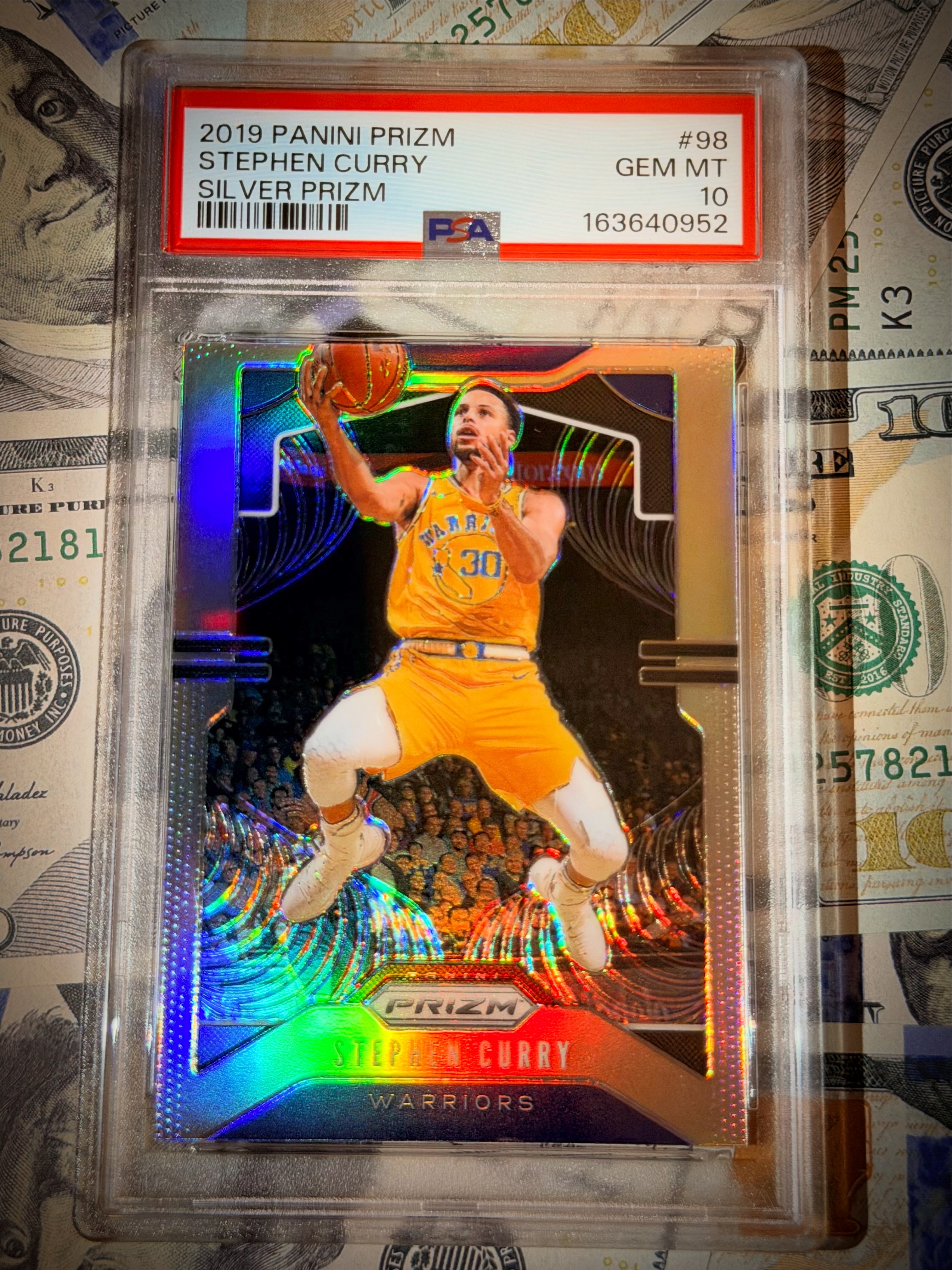 Freshly graded sports card from a Tilted Sports Cards submission
