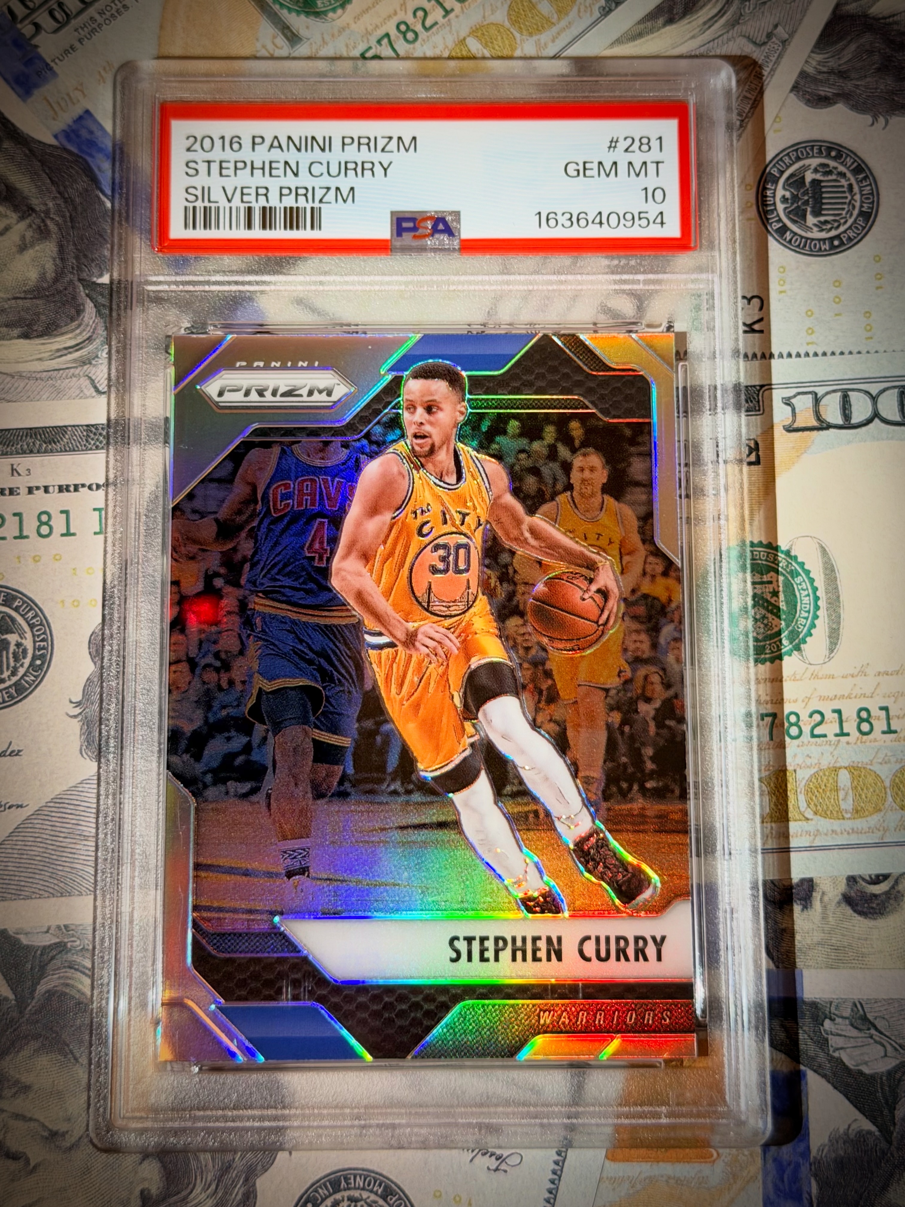 Freshly graded sports card from a Tilted Sports Cards submission