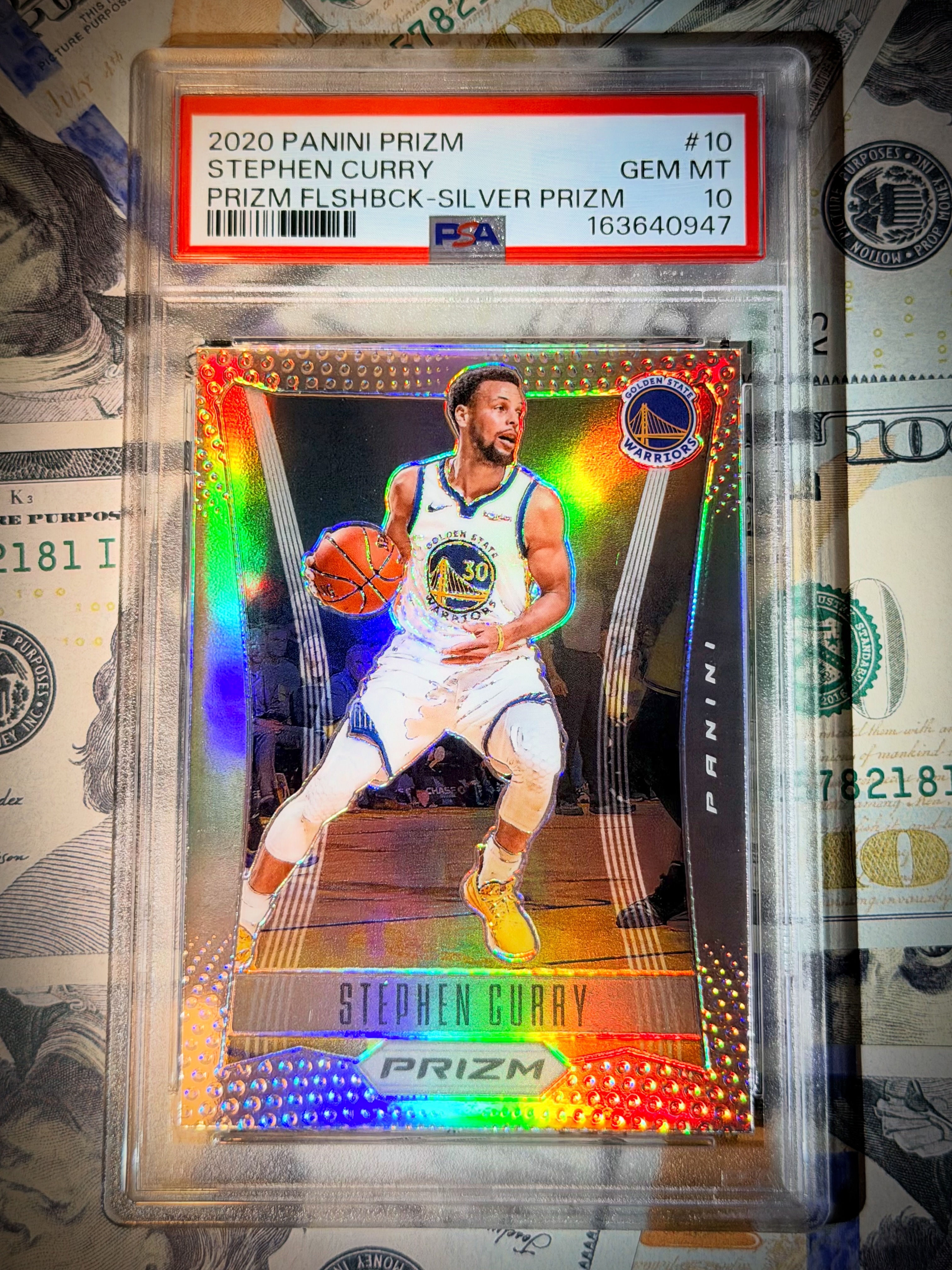 Freshly graded sports card from a Tilted Sports Cards submission