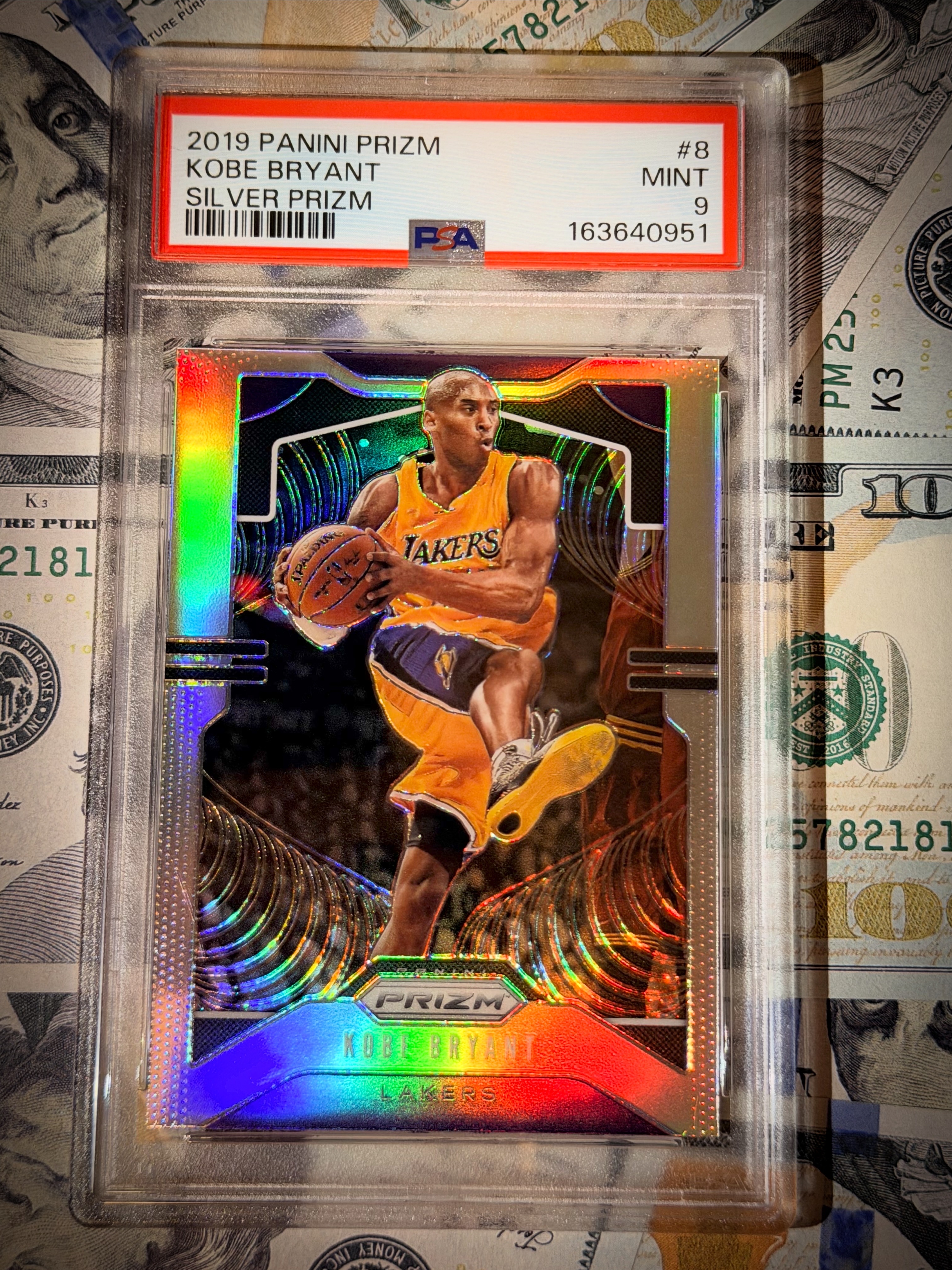 Freshly graded sports card from a Tilted Sports Cards submission