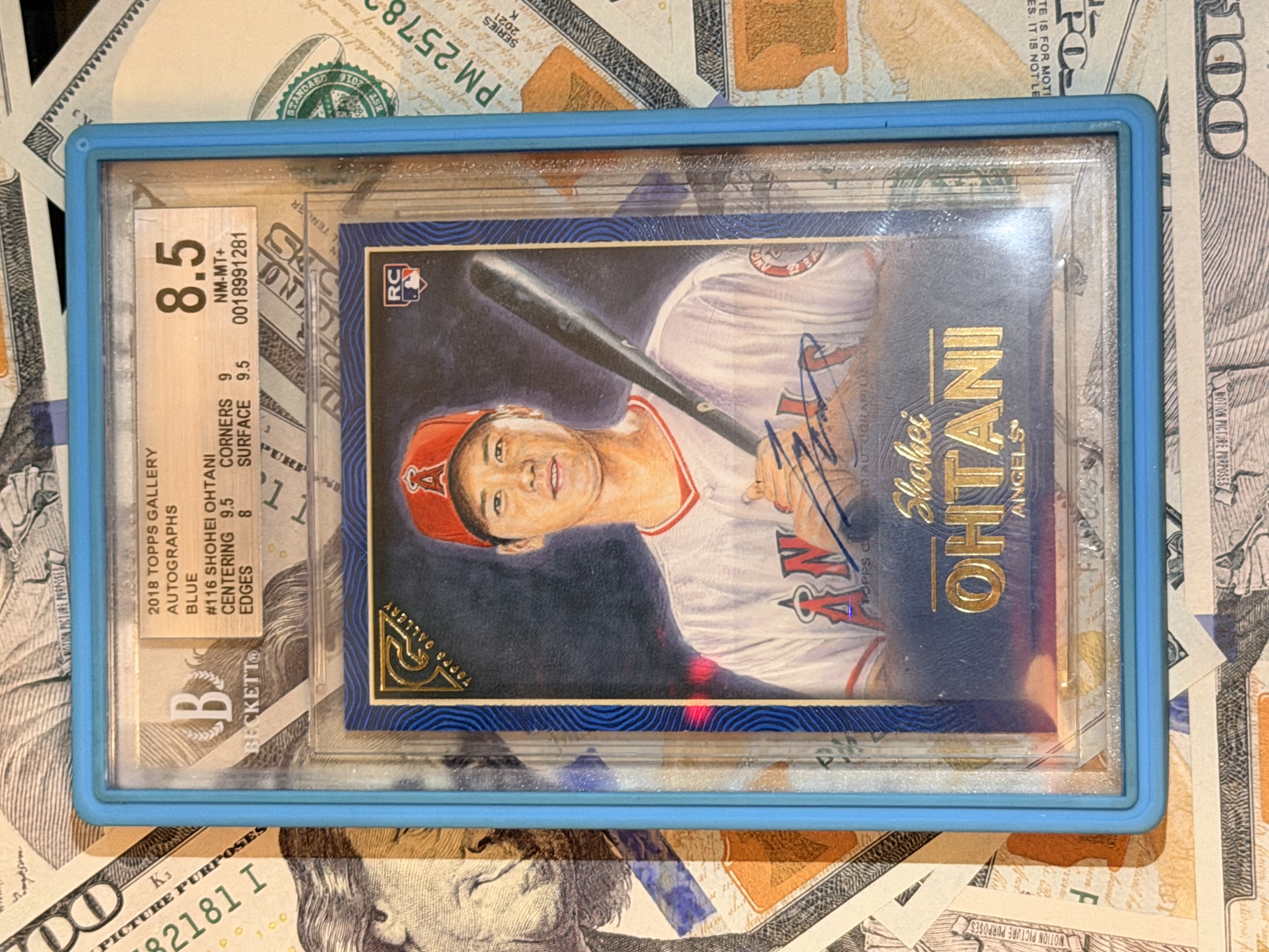 Sports card example Tilted Sports Cards is looking to buy in Orange County California