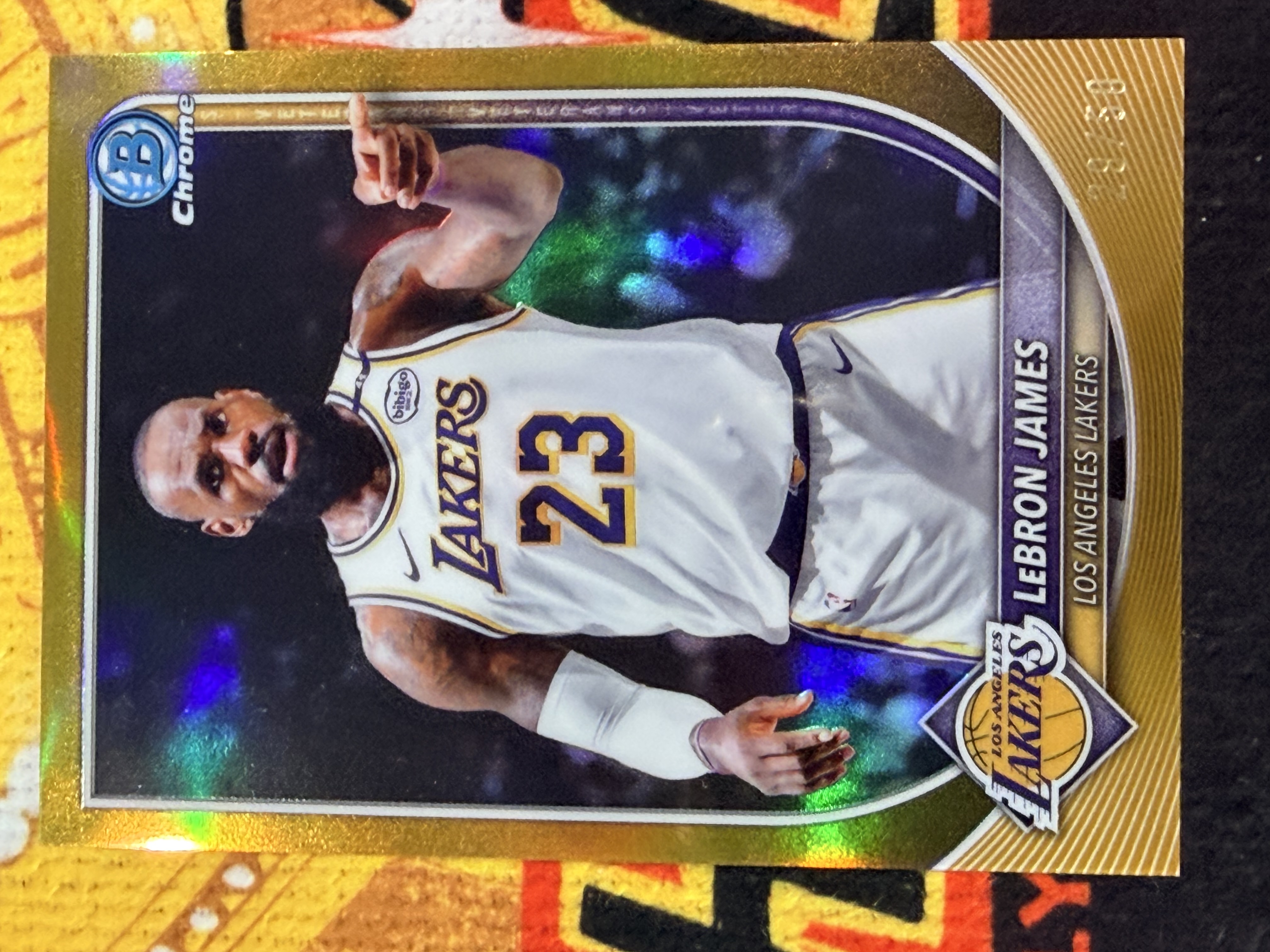 Sports card example Tilted Sports Cards is looking to buy in Orange County California