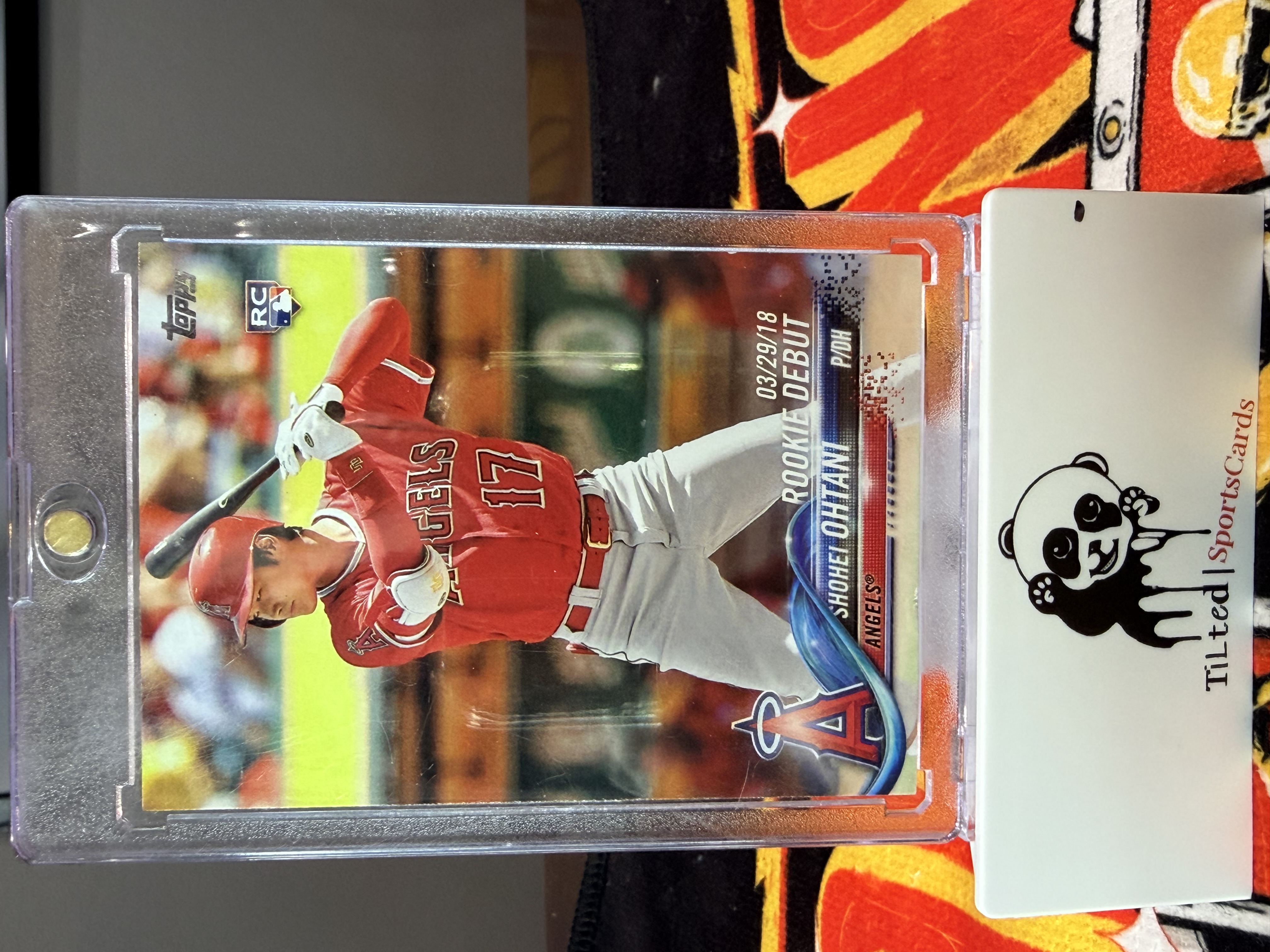 Sports card example Tilted Sports Cards is looking to buy in Orange County California