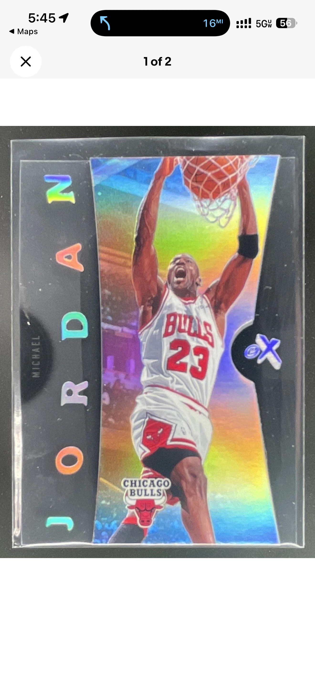 Sports card example Tilted Sports Cards is looking to buy in Orange County California