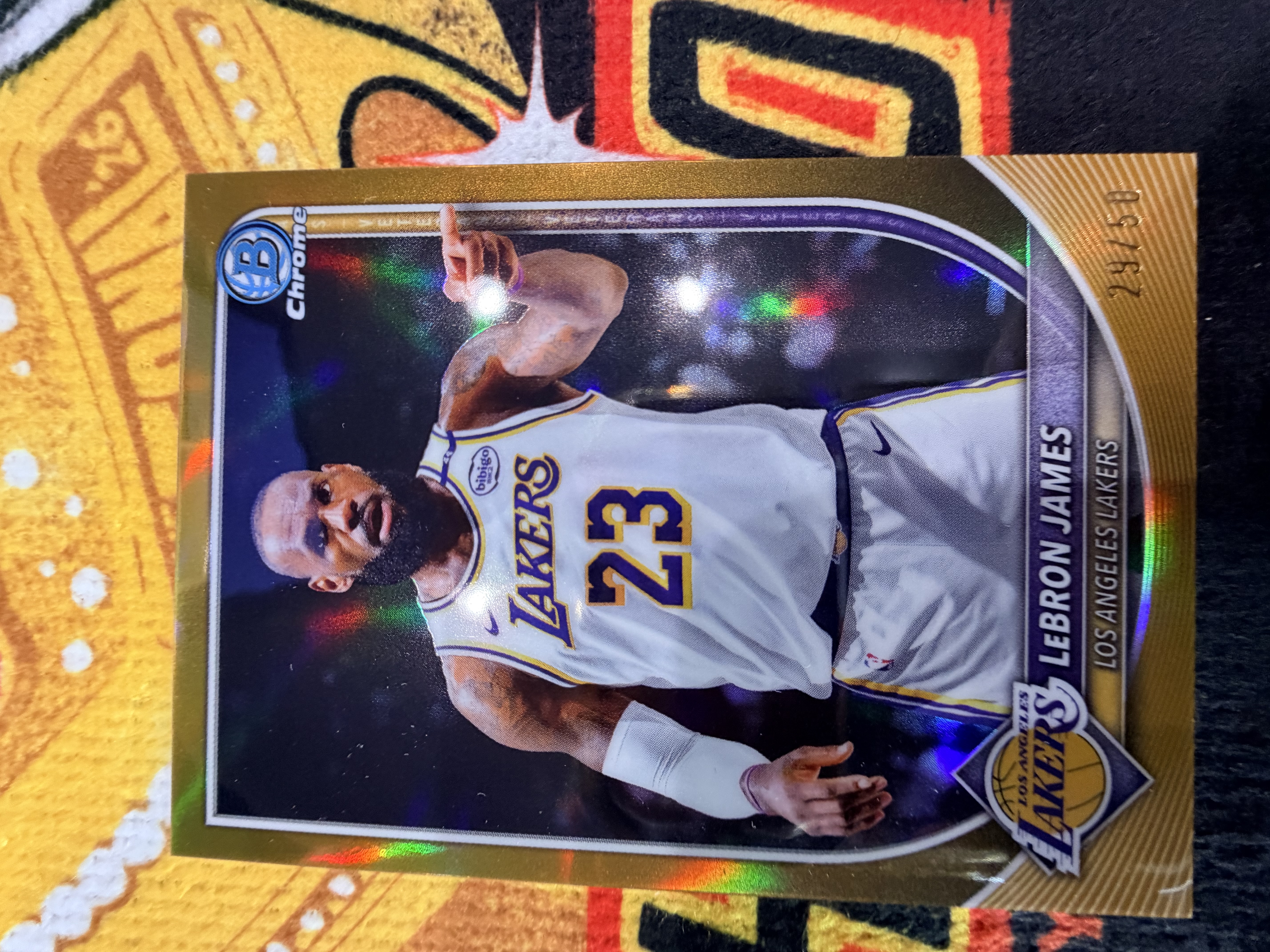 Sports card recently purchased by Tilted Sports Cards in Orange County California