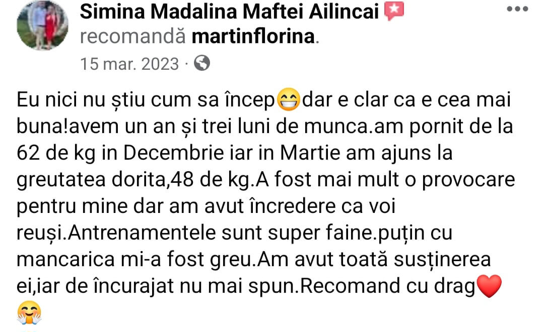 Recenzie scrisă client FHT