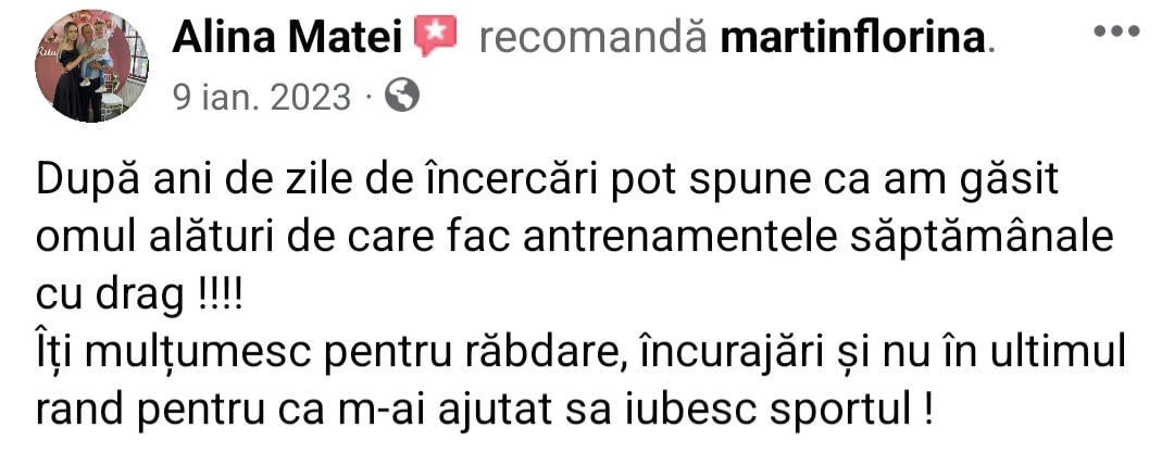 Recenzie scrisă client FHT