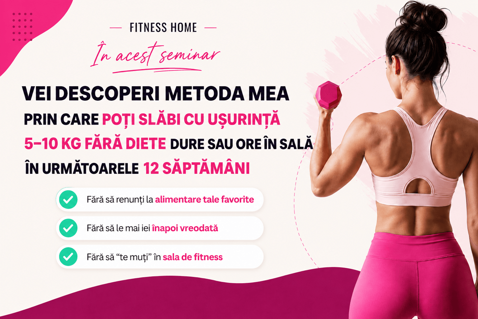 Seminar gratuit despre organizarea alimentației și obiceiuri sănătoase
