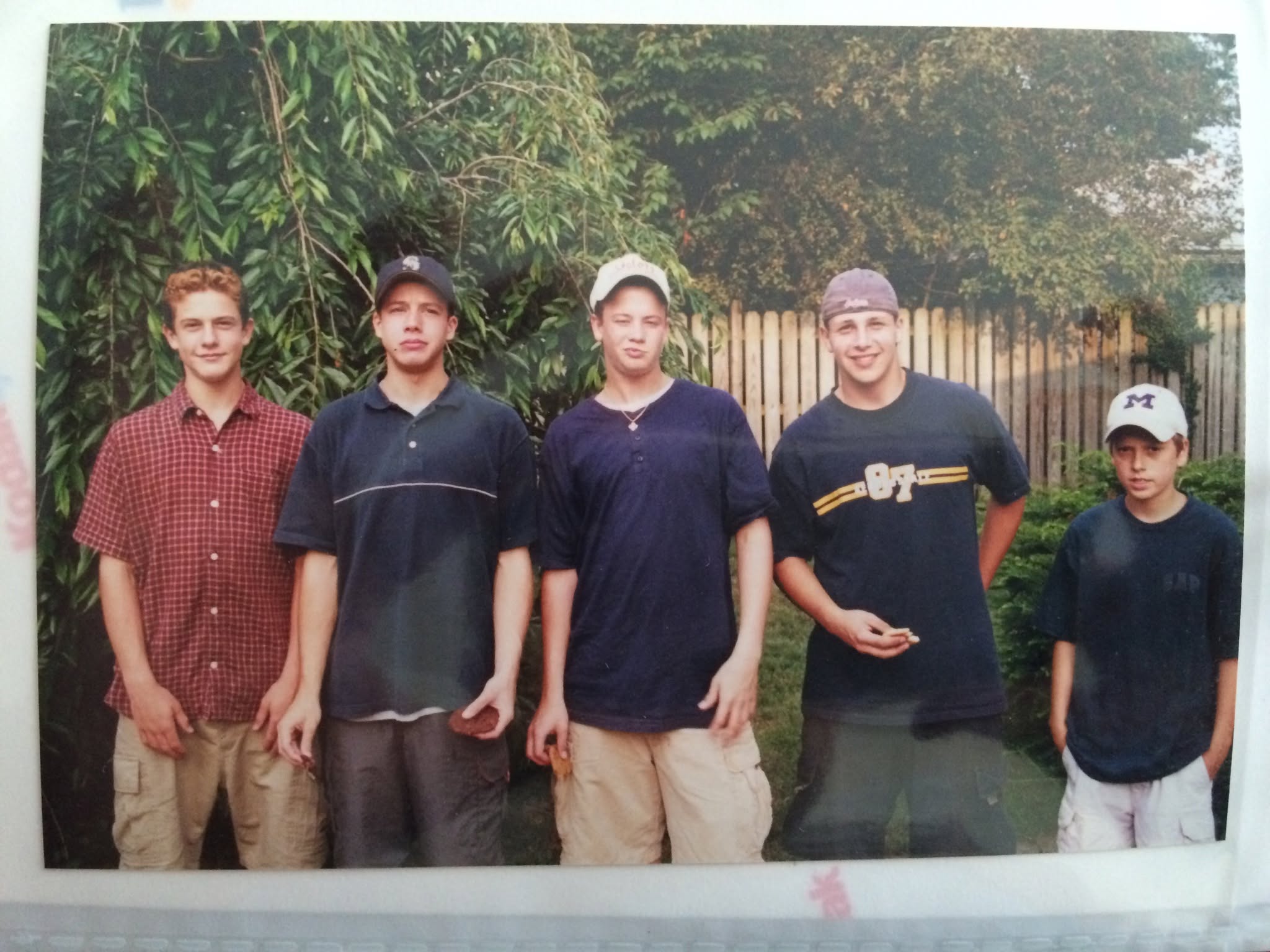 Geno with cousins in loving memory of Casey & Chris