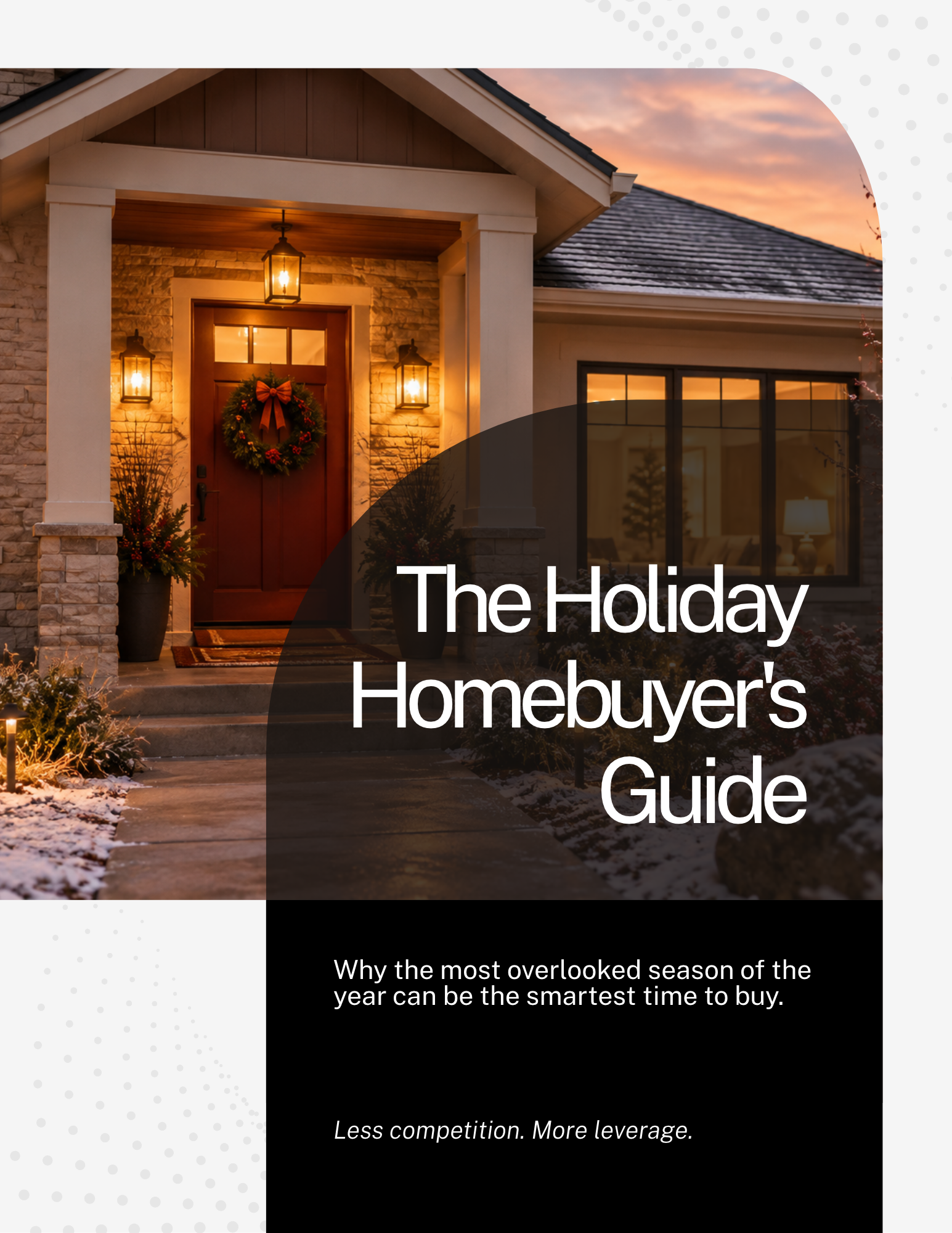 The Holiday Homebuyer's Guide guide cover from The Delia Group