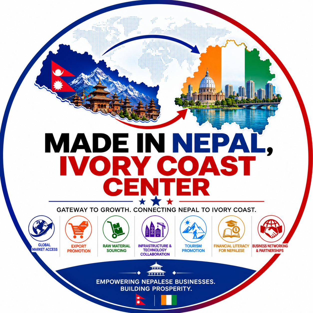 Made in Nepal, Ivory Coast Center logo
