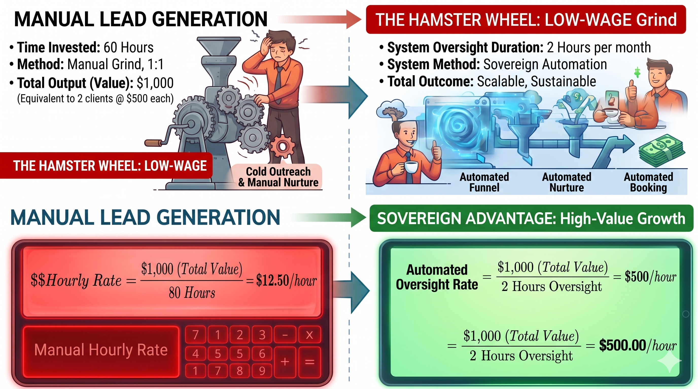 From Manual Grind to Sovereign Automation From Manual Grind to Sovereign Automation