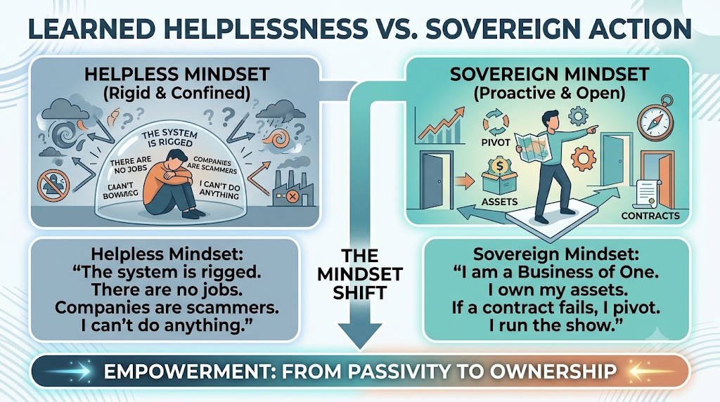 Learned Helplessness vs Sovereign Action Learned Helplessness vs Sovereign Action