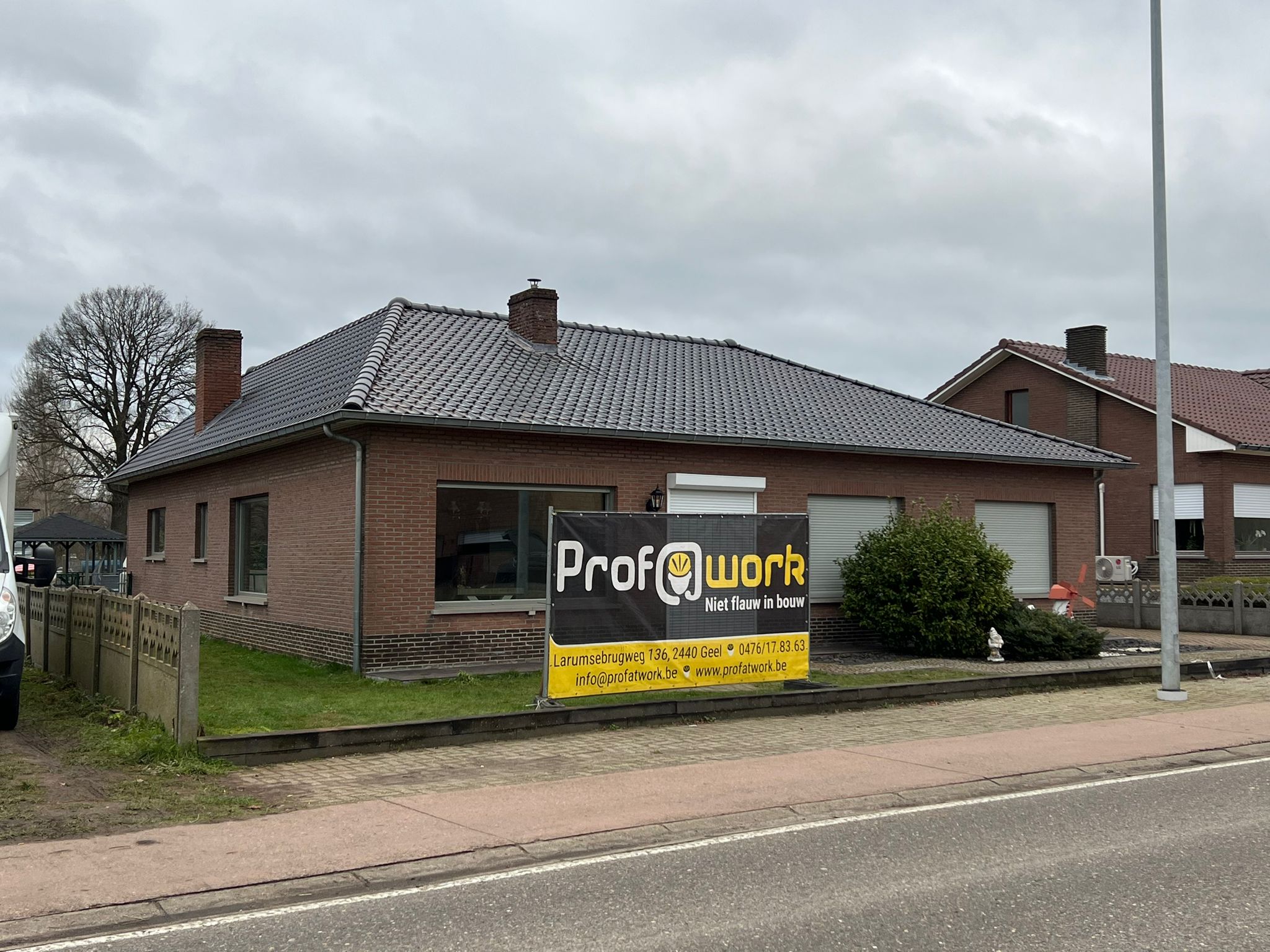 Dakproject uitgevoerd door Prof@work