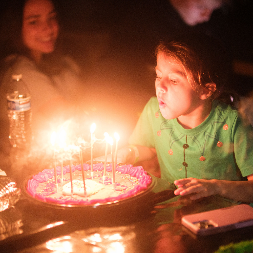 Bring your own food, cake and decorations — we'll keep it cold until party time