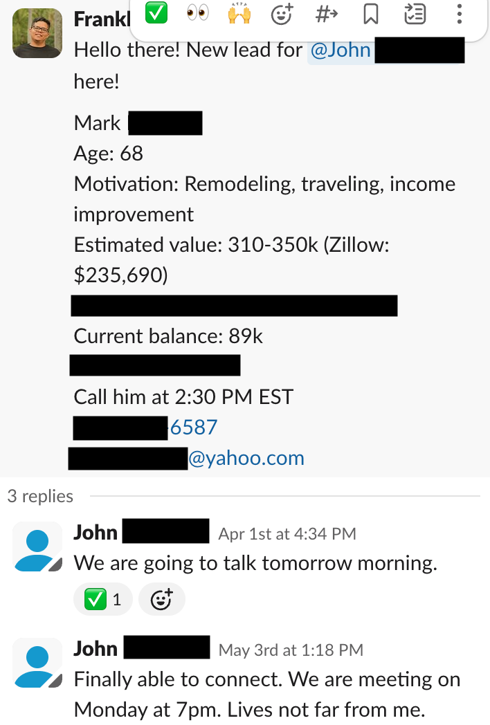 Client quote