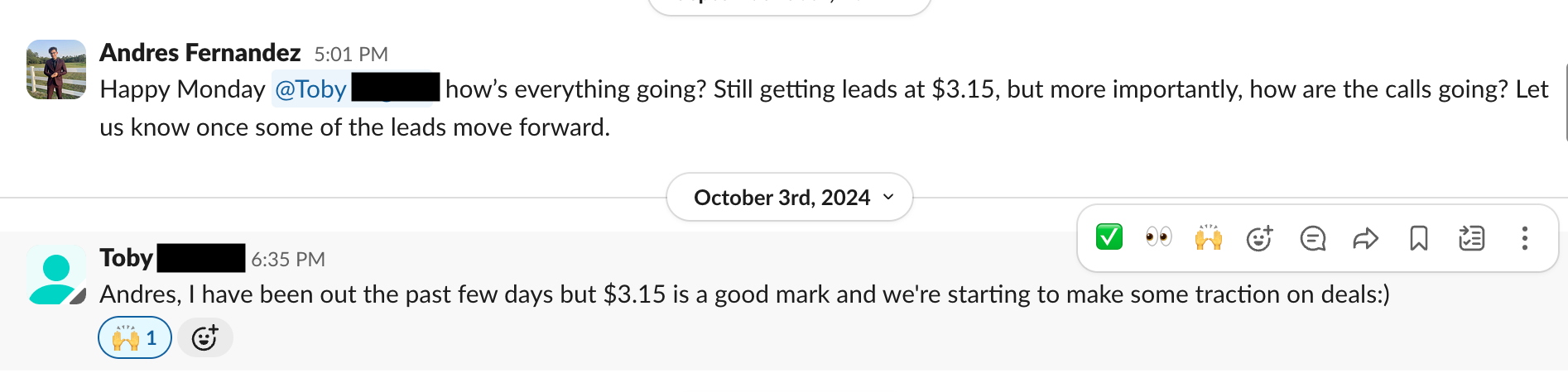 Client quote