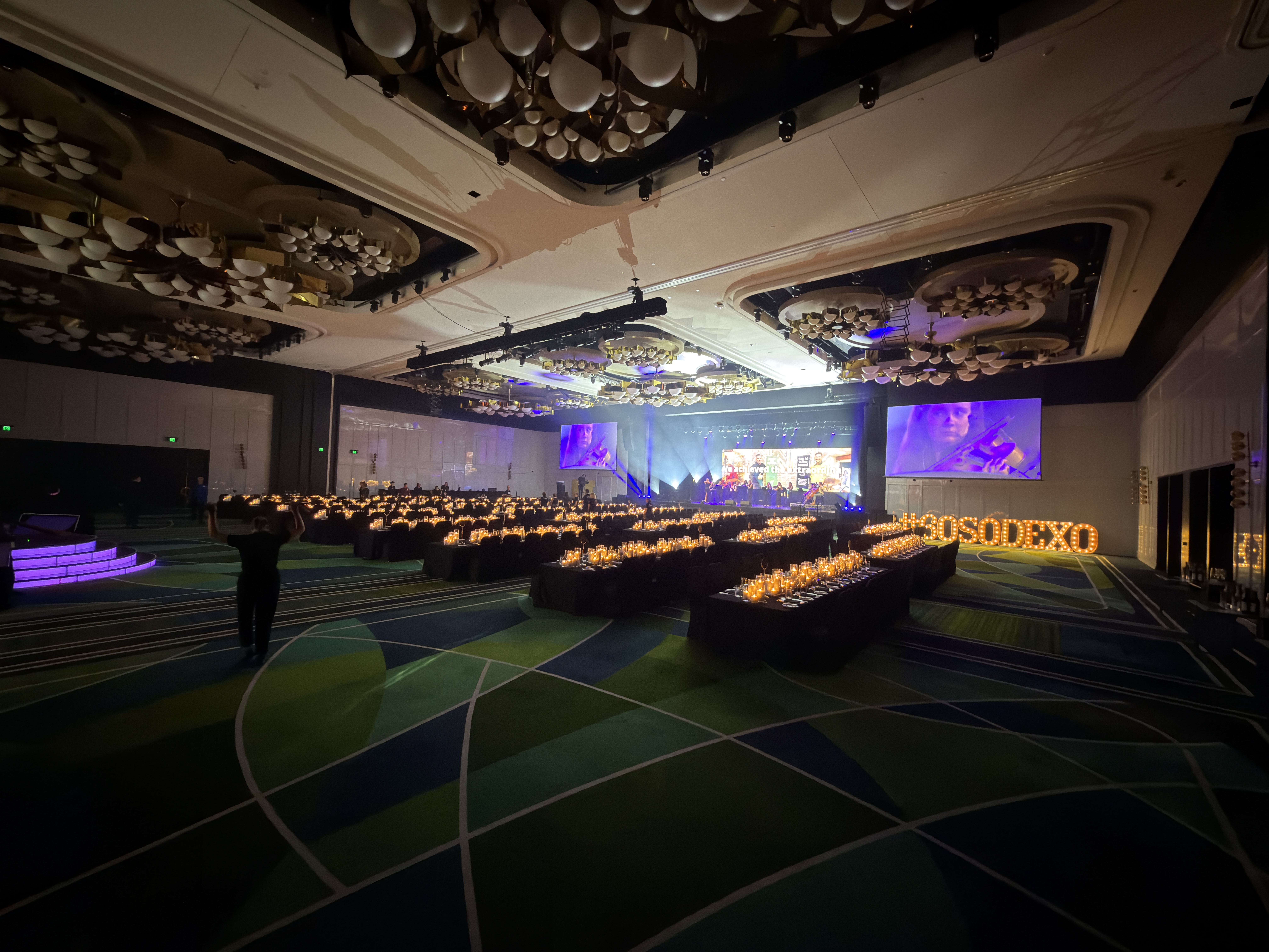 Finished large scale candle installation for Sodexo Australia awards night at Crown Perth Finished large scale candle installation for Sodexo Australia awards night at Crown Perth