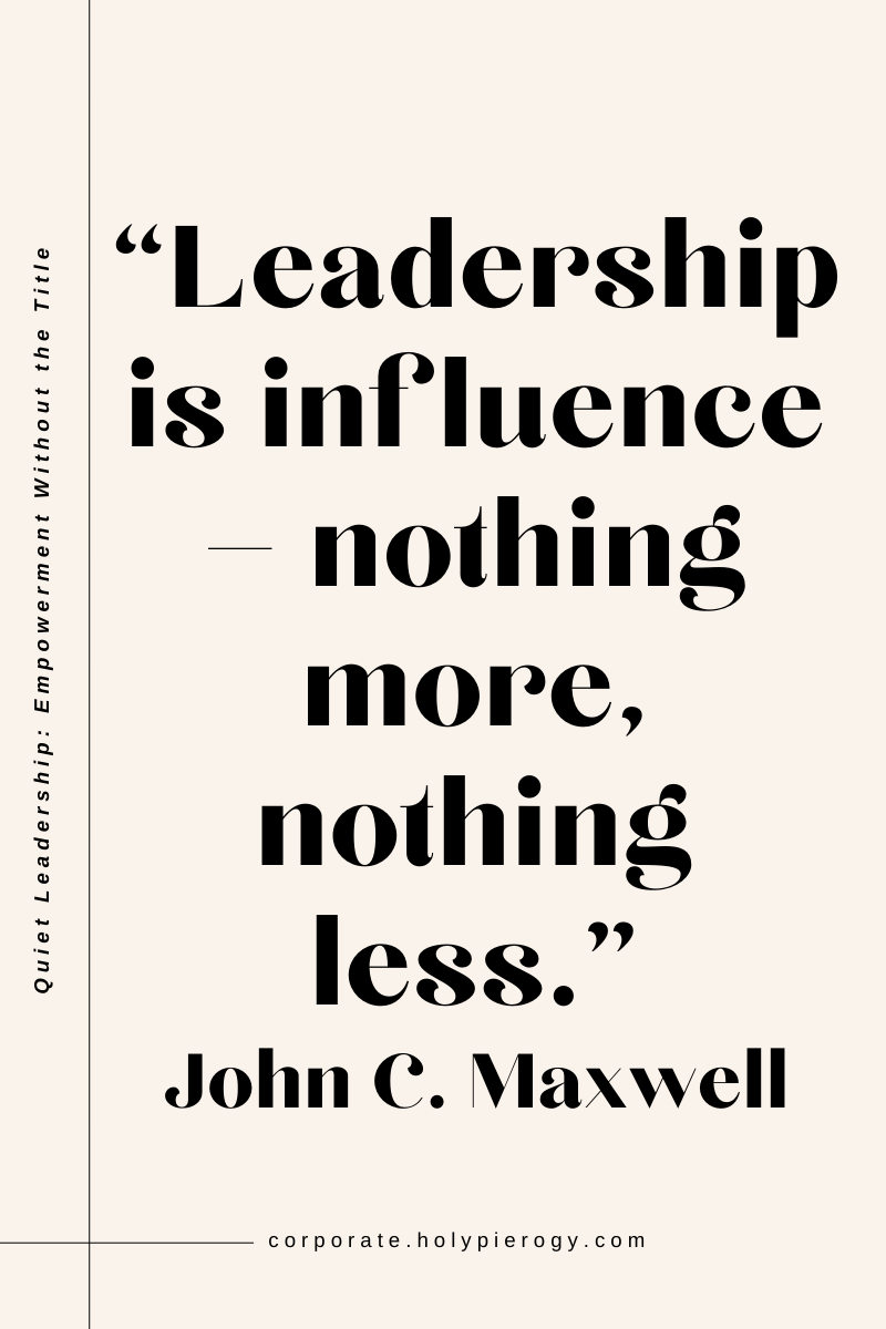 Leadership is Influence Leadership is Influence