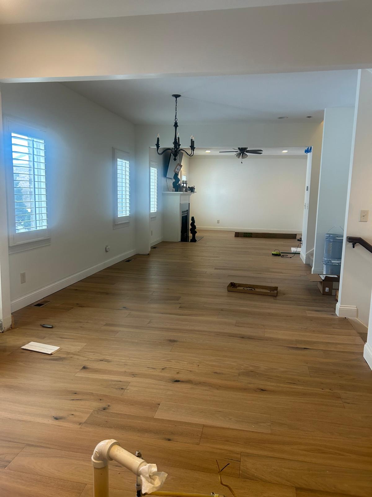 M&B Painting and Construction project photo in Plainfield IN — luxury vinyl plank and hardwood flooring